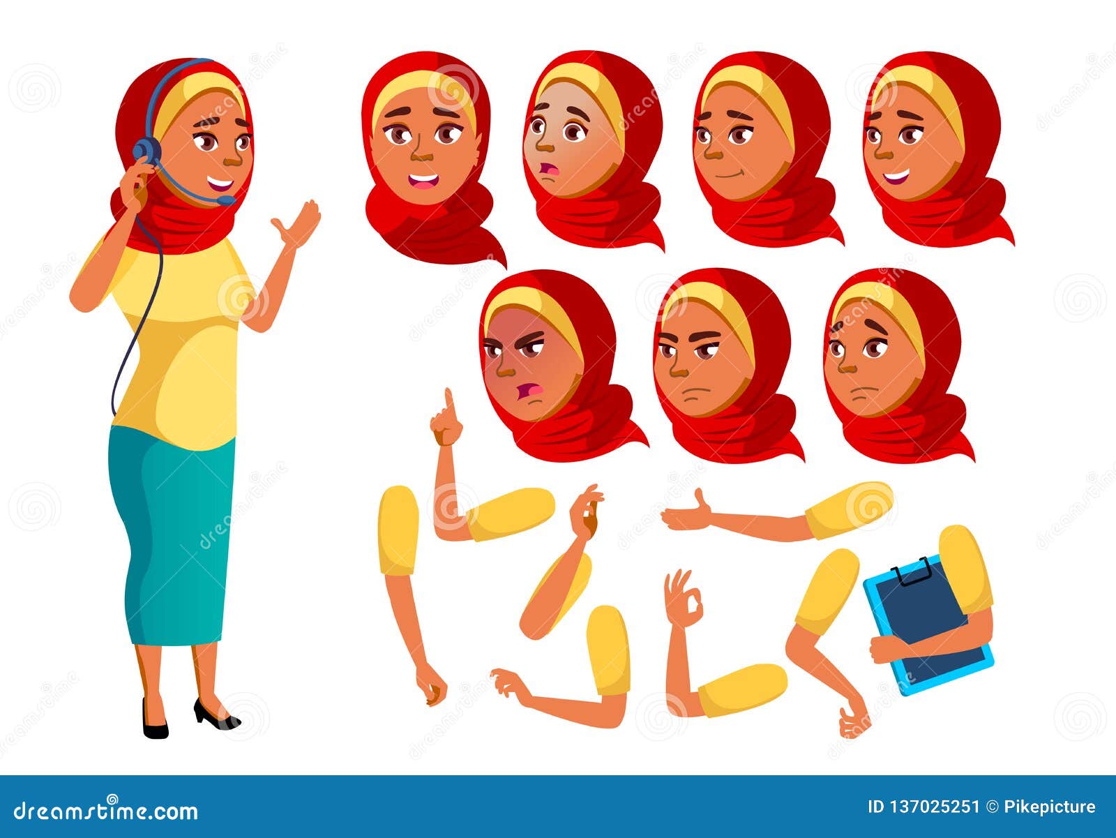 Téléchargement gratuit Images Vecteur De L Adolescence Arabe Et Musulman De Fille Adolescent dernière salutations