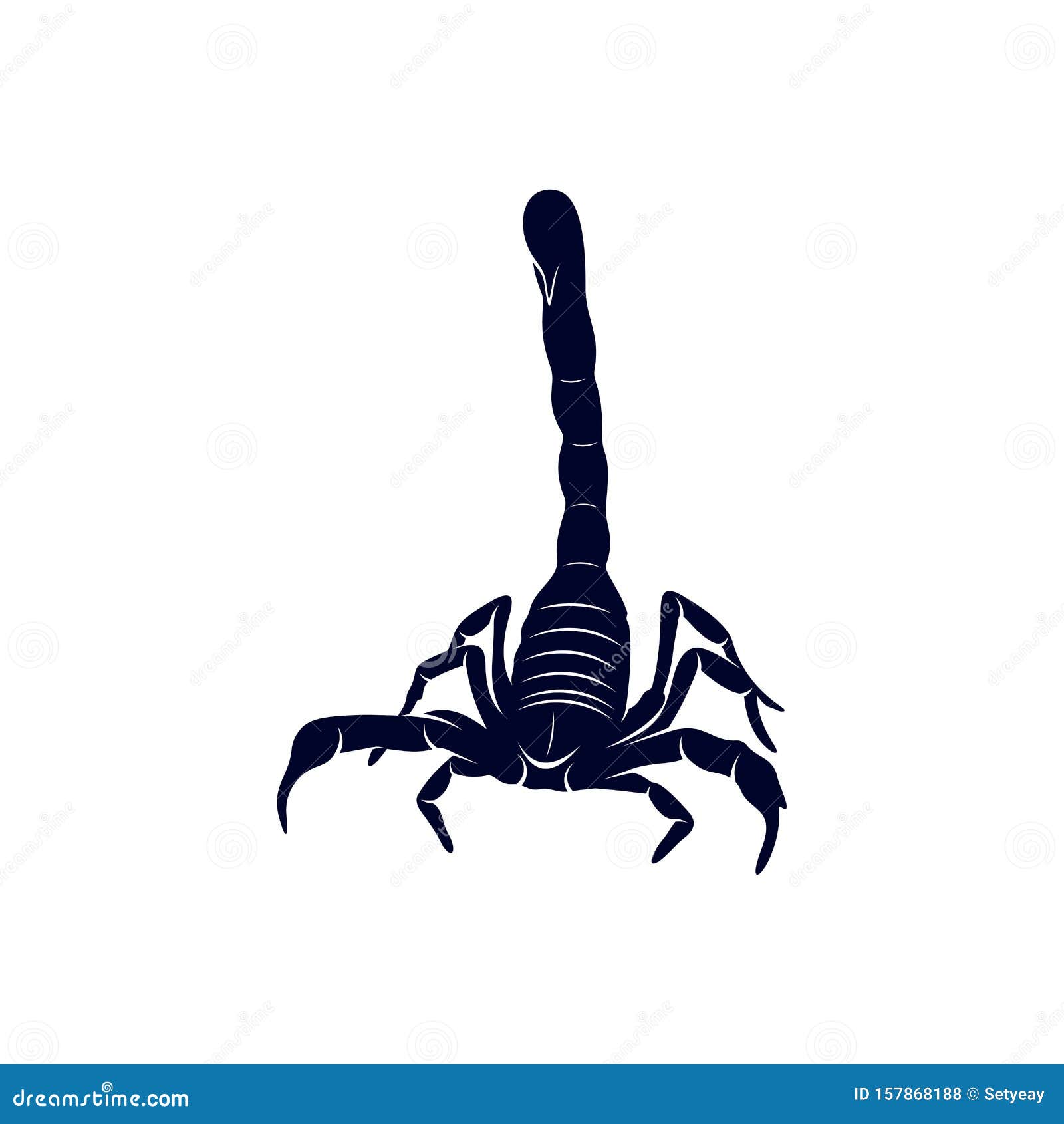 Vecteur De Logo De Scorpion, Image Vectorielle Pour Le Tatouage ...