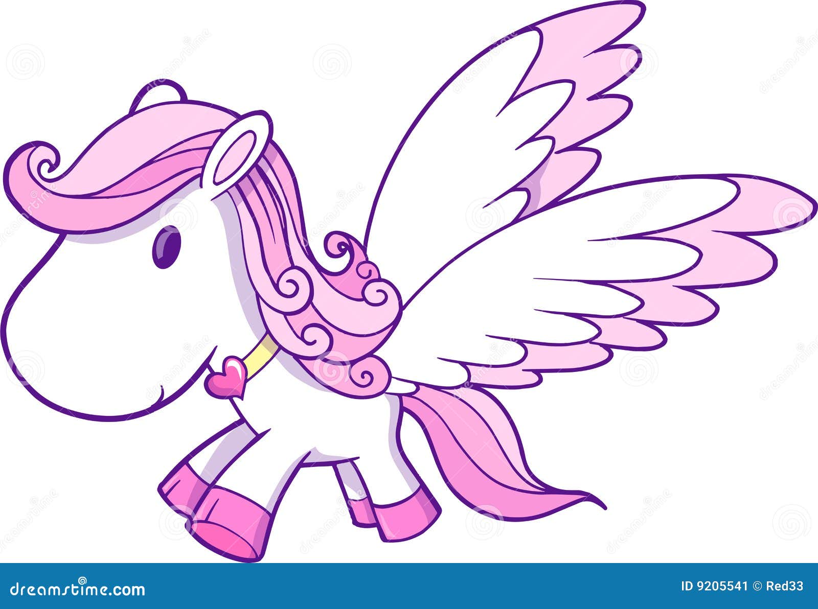 Vecteur Rose Mignon De Pegasus Illustration de Vecteur - Illustration du p?�gase, blanc: 9205541