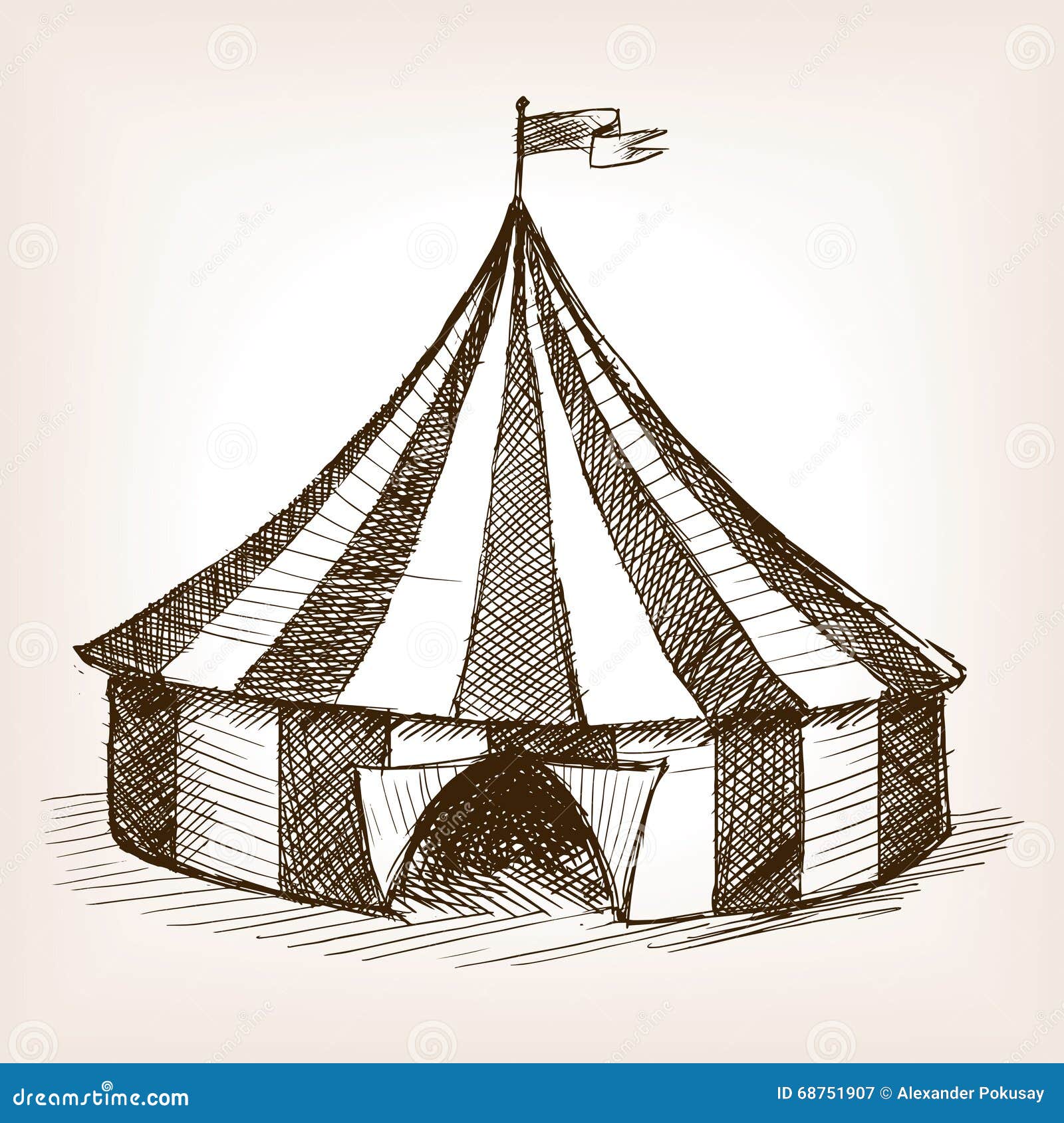 Tente De Cirque En Construction Photo stock éditorial - Image du nostalgie,  hommes: 14619698