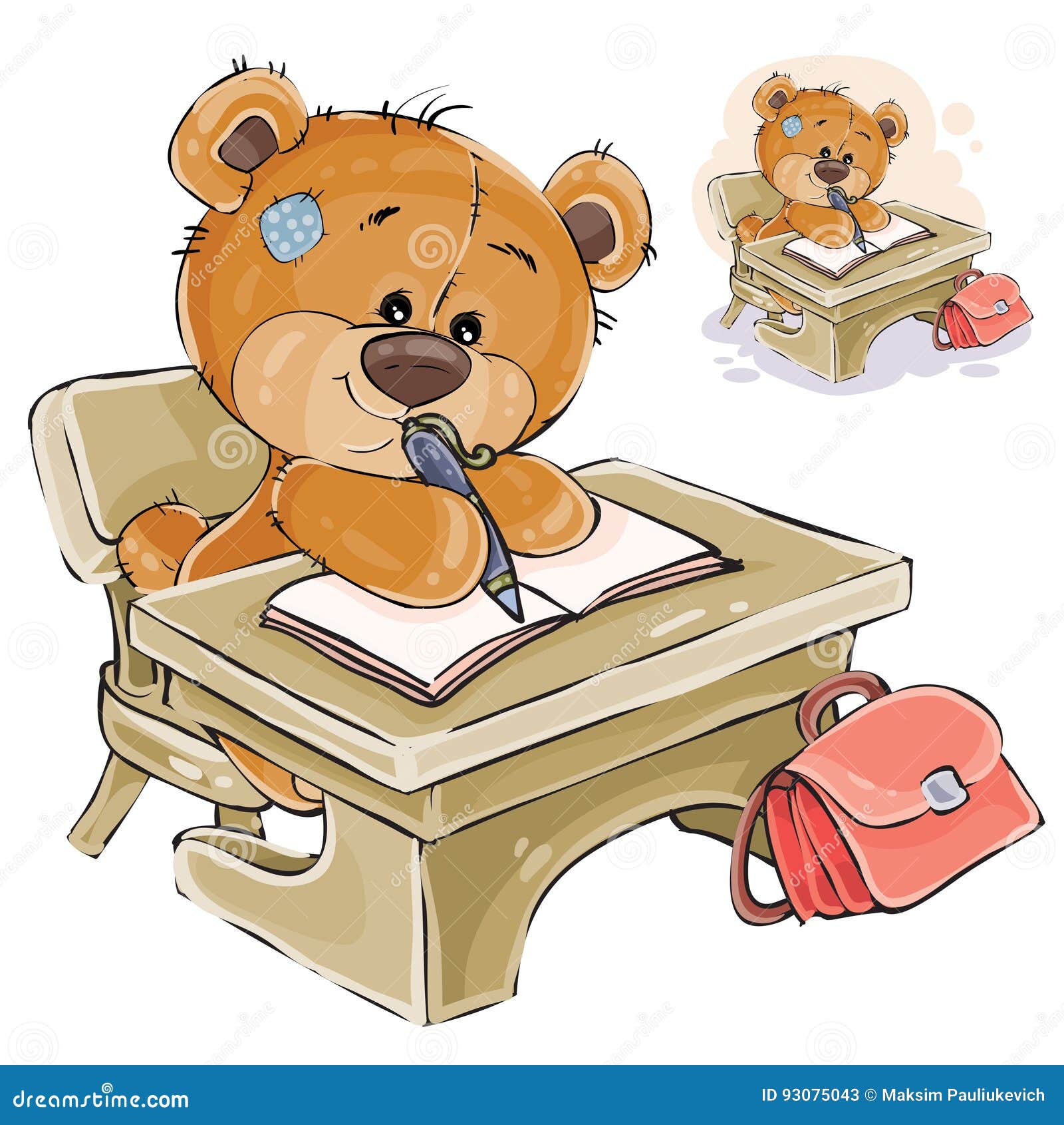 Училка и медведь читать. Медвежонок за партой. Мишка сидит на книжках. Мишка в школе. Мишка для детей.