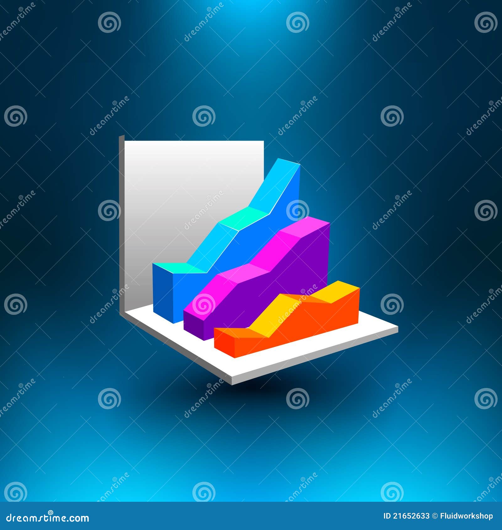 Download Vector 3D Diagram stock vector. Illustration of forecast ...