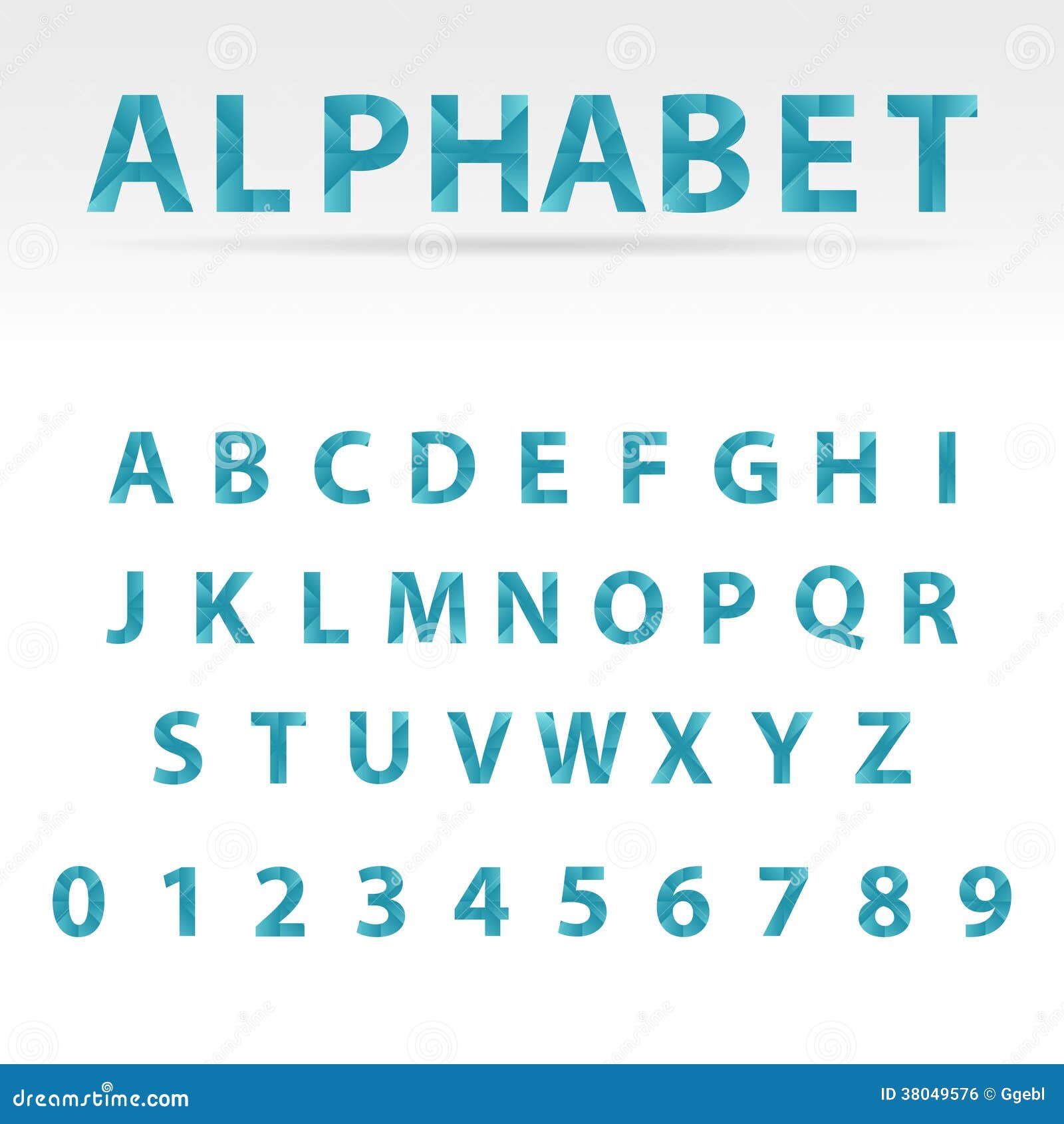 Vector abstract alphabet stock illustration. Illustration of alphabet