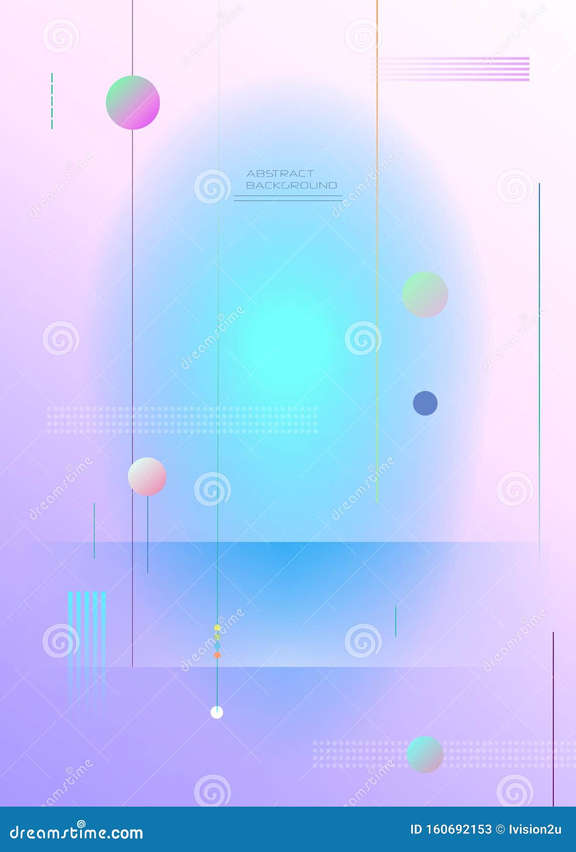 Vector Abstract  Color Design in a 4 Size for Backgrounds.  Layout Template for Banner, Poster, Wallpaper, Flyer Stock Vector -  Illustration of element, business: 160692153