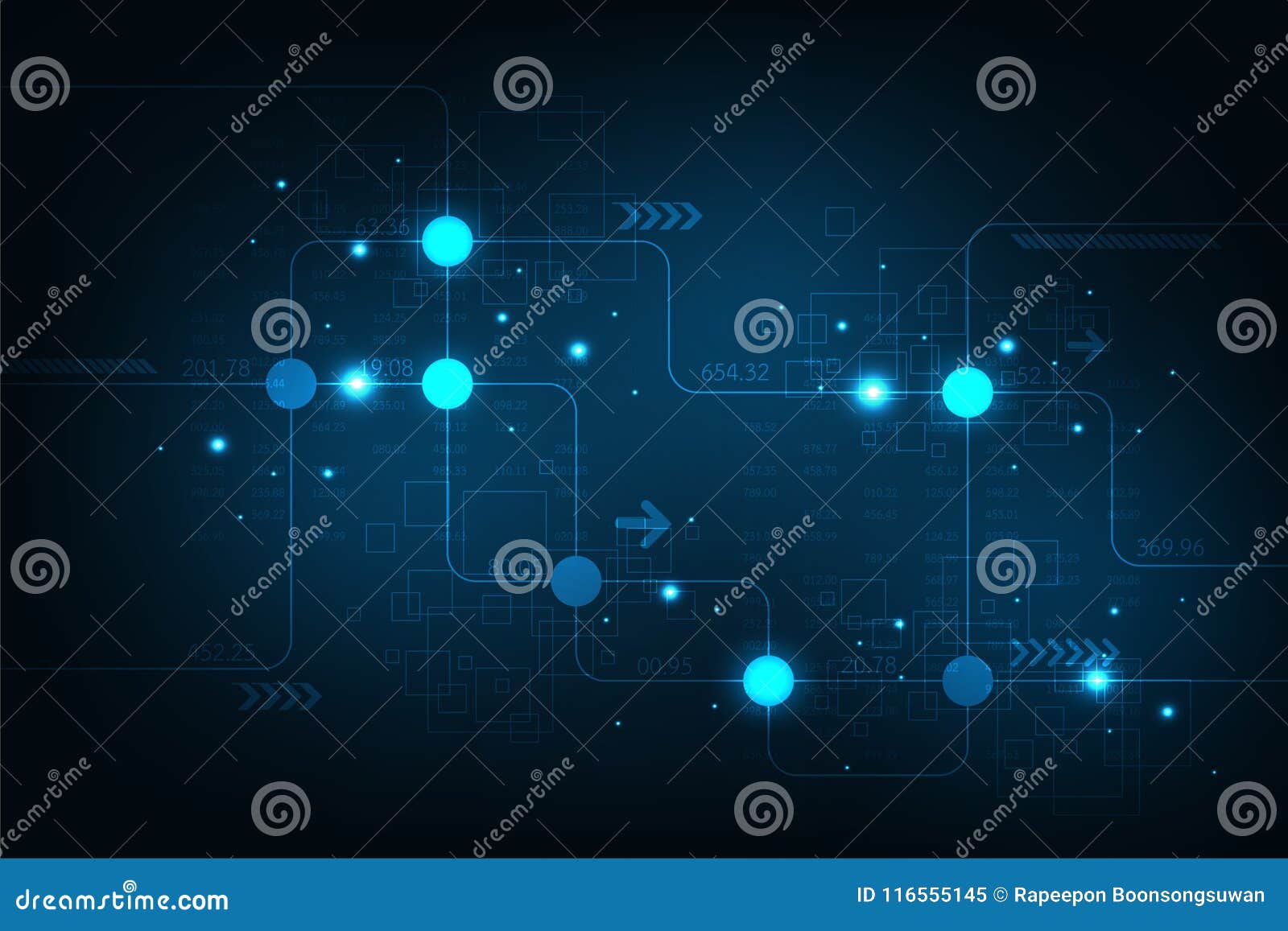 electronic circuit design background in the concept of technology