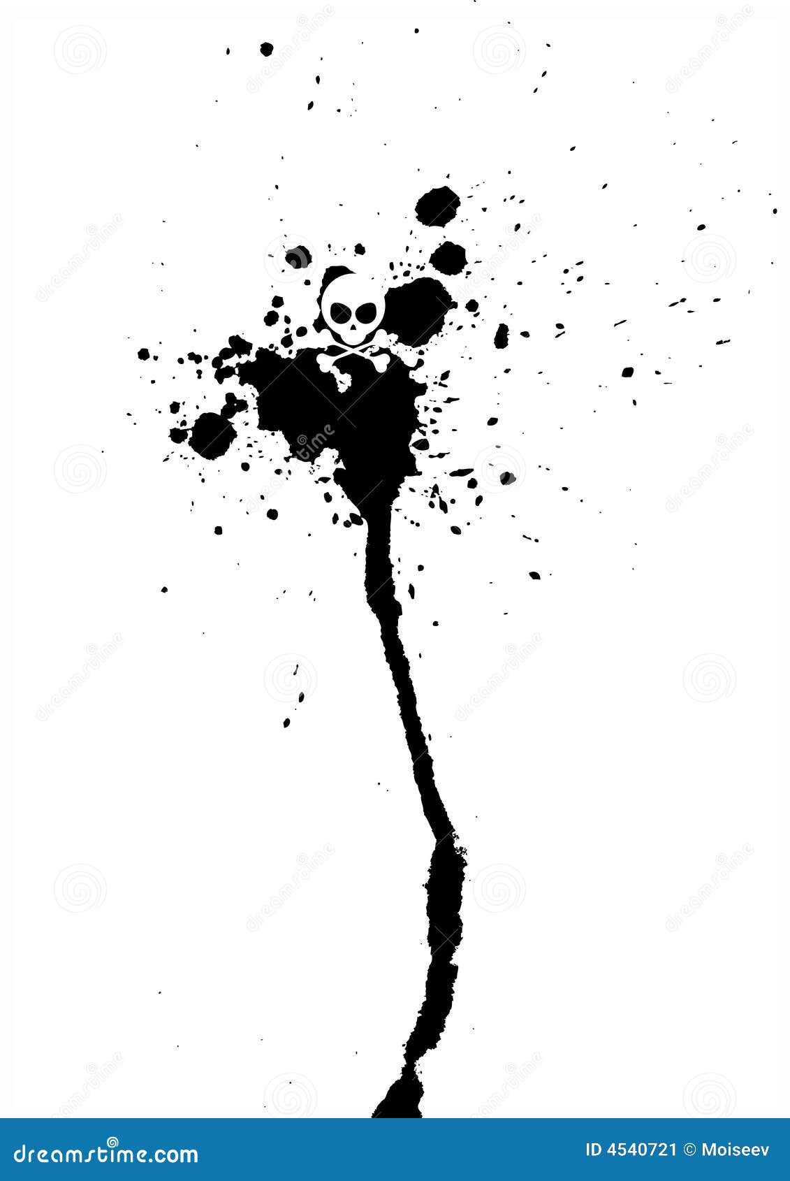 Vector Abstract Black Spray Drops Stock Vector - Illustration of head ...