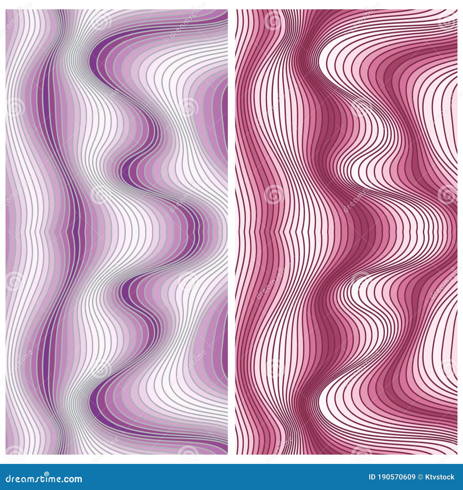 Vector Abstract Color Lines Patterns Set Stock Vector Illustration of