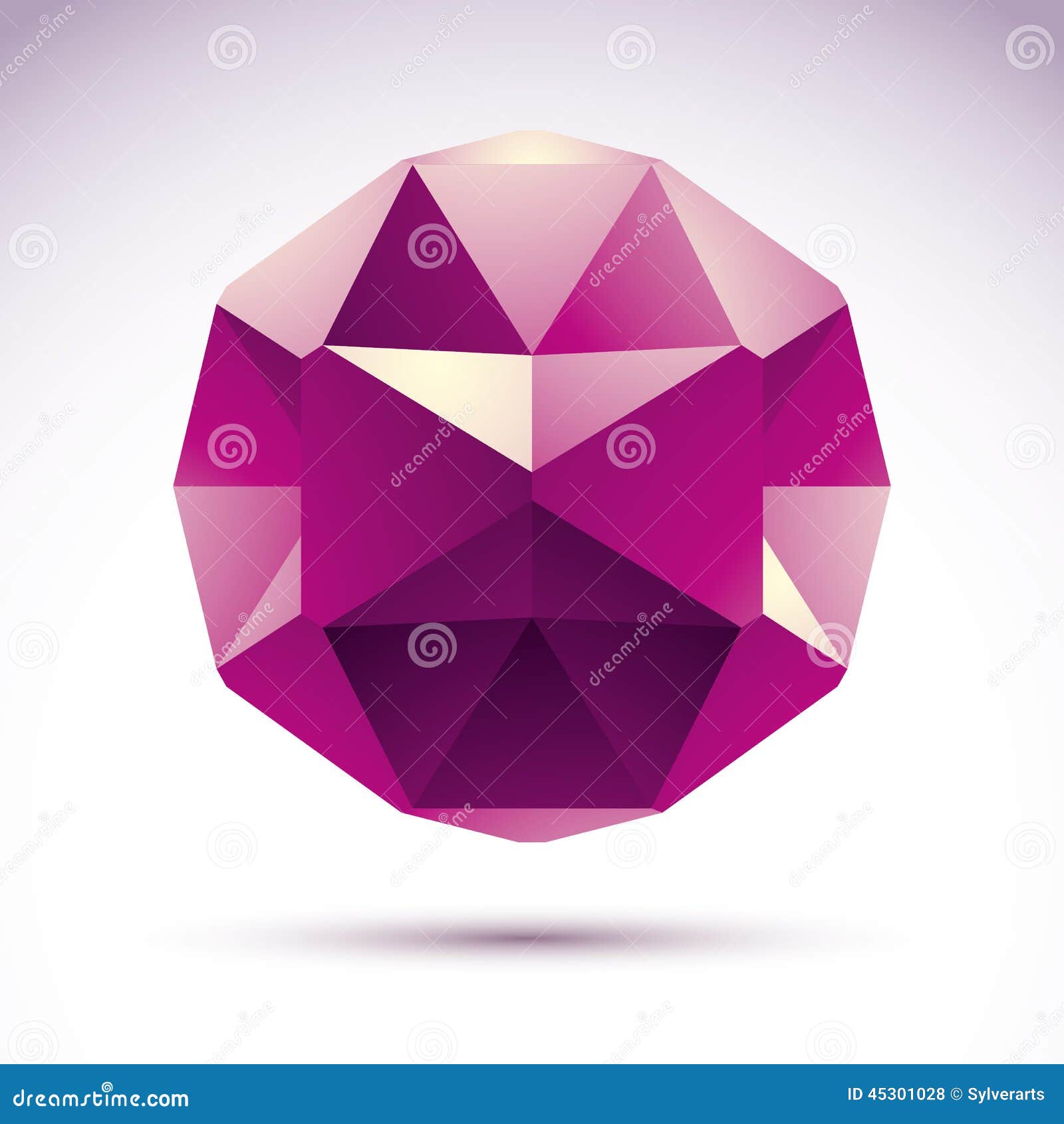 Download Vector Abstract 3D Object, Design Element, Technology Stock Vector - Illustration of design ...