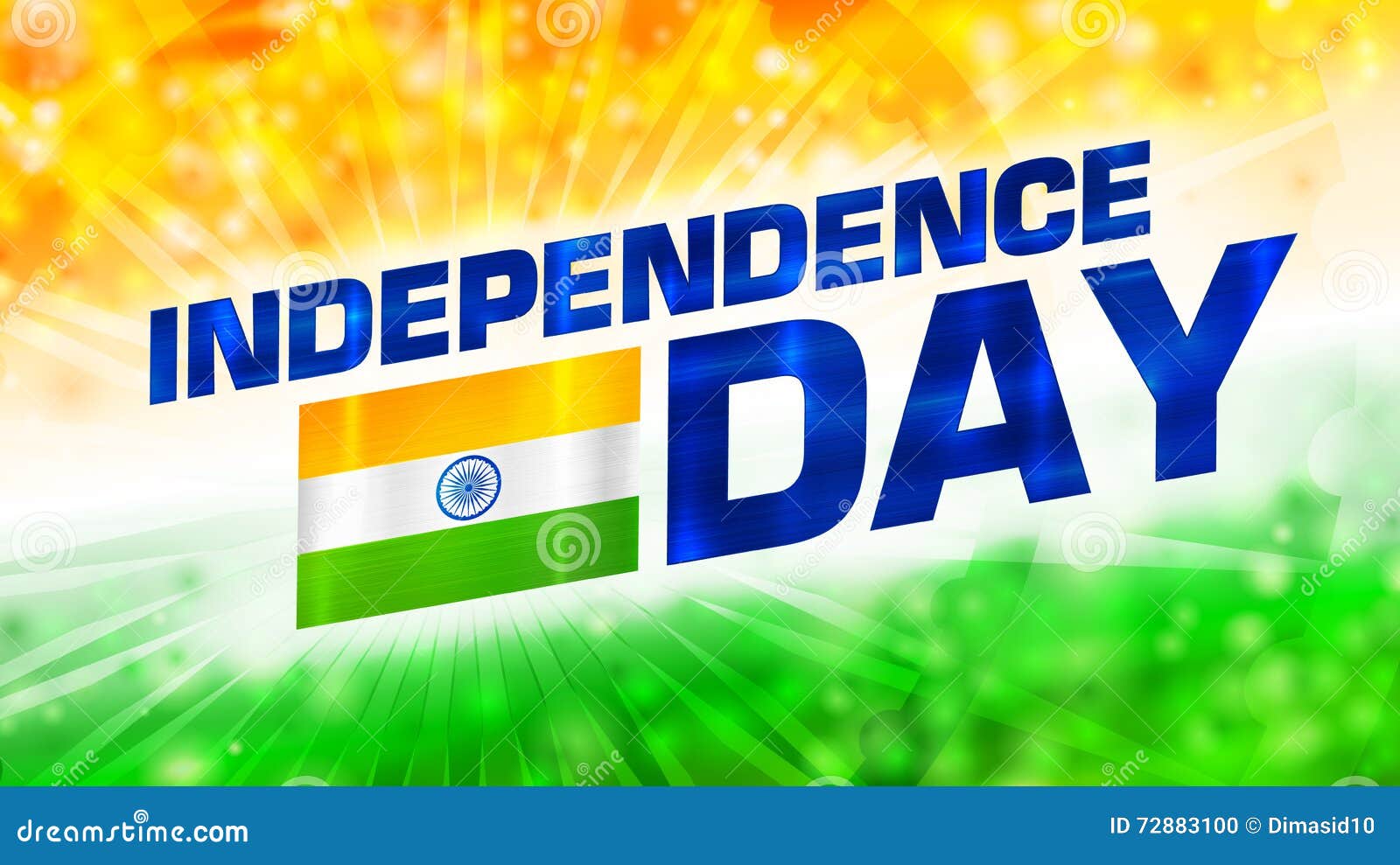 Vector Abstract Indian Independence Day Background. EPS 10 Stock ...