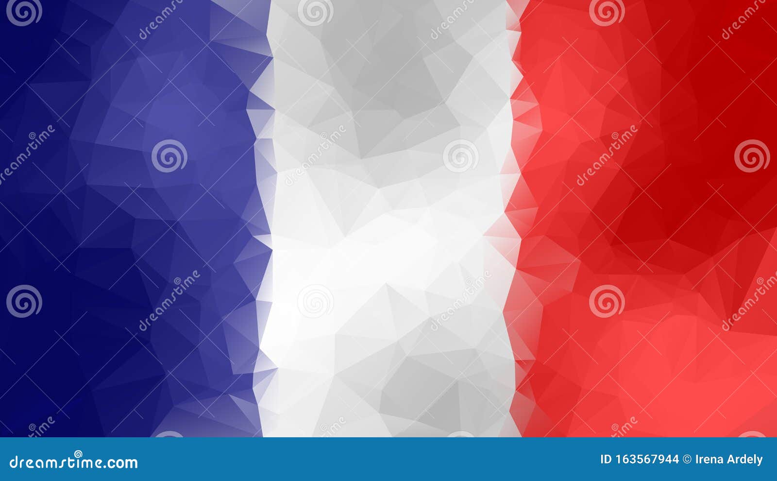 Vector Irregular Polygon Background Triangle Low Poly Pattern Blue