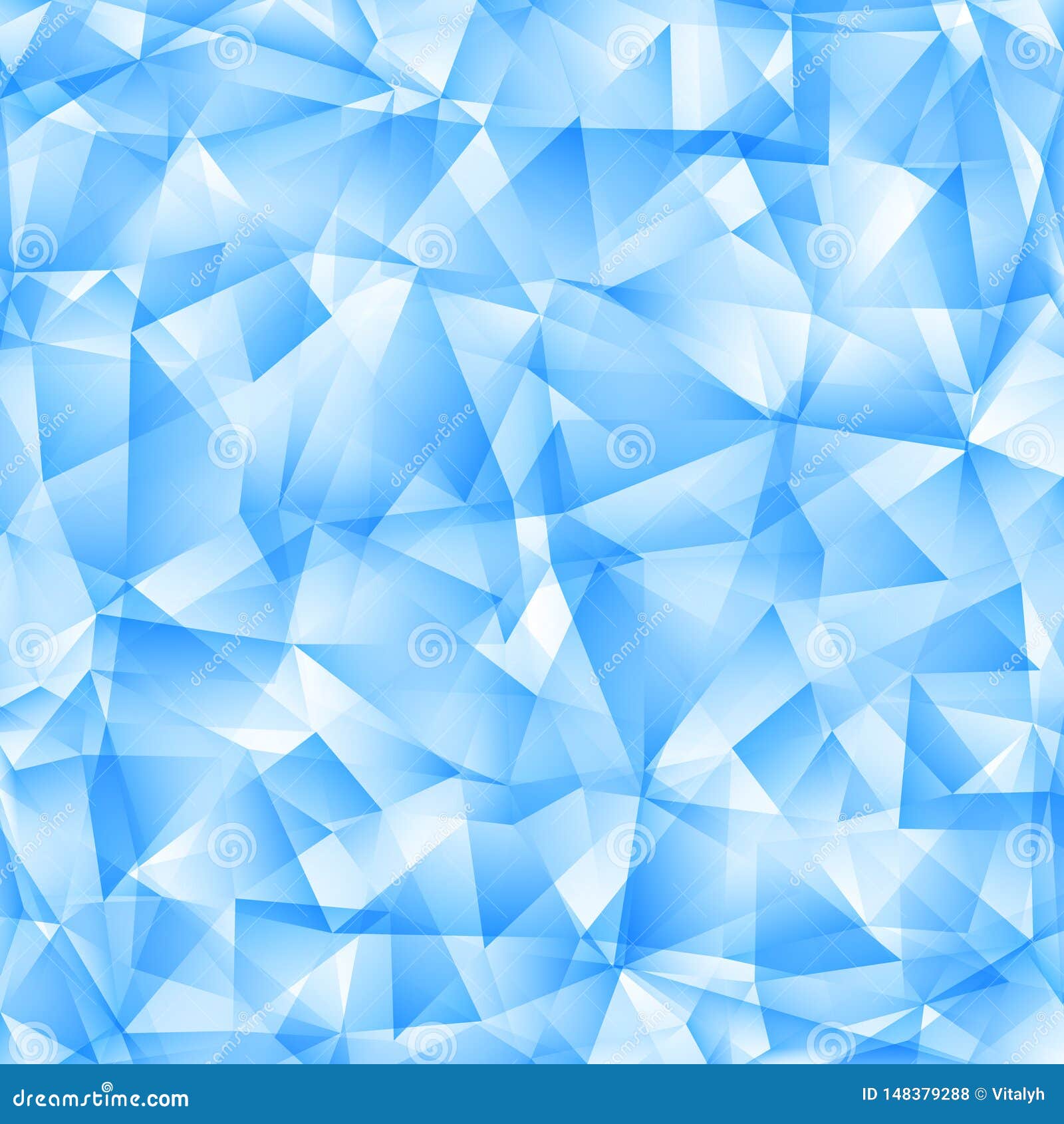 Vector Abstract Light Blue Diamond Polygonal Background Illustration Stock  Vector - Illustration of crystal, energy: 148379288