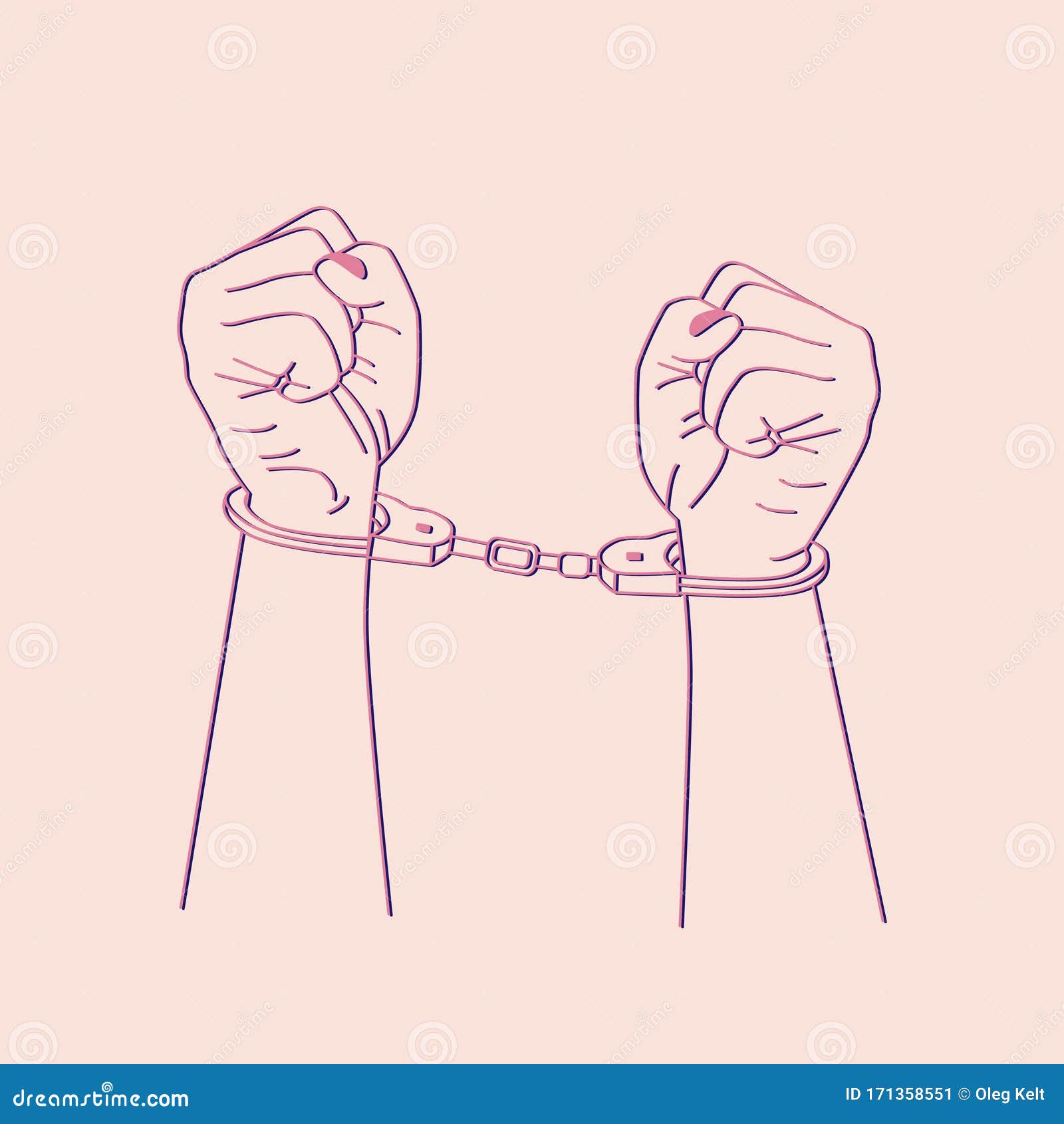 Vector Abstract Logo Design Template in Trendy Linear Style. Hands in