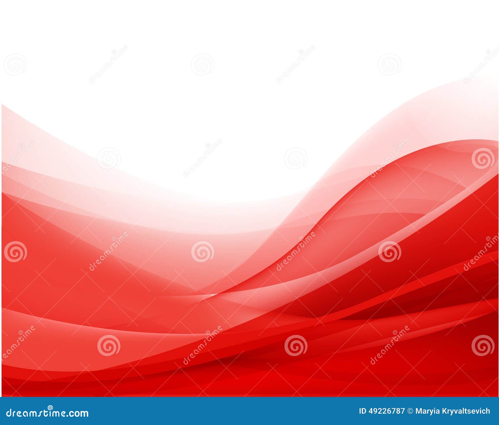 Vector Abstract Red Wavy Background Wallpaper Stock Vector