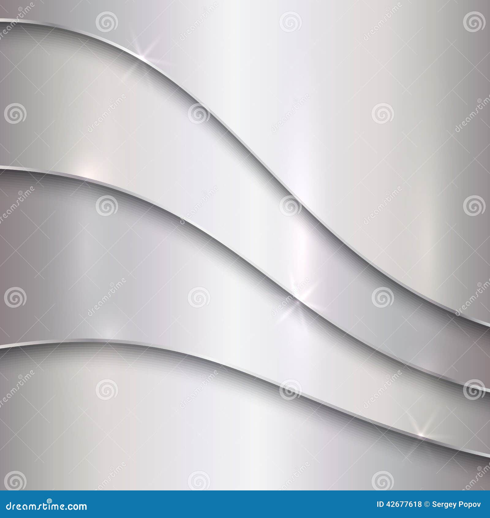 Vector Abstract Silver Metallic Background With Illustration 42677618 -  Megapixl