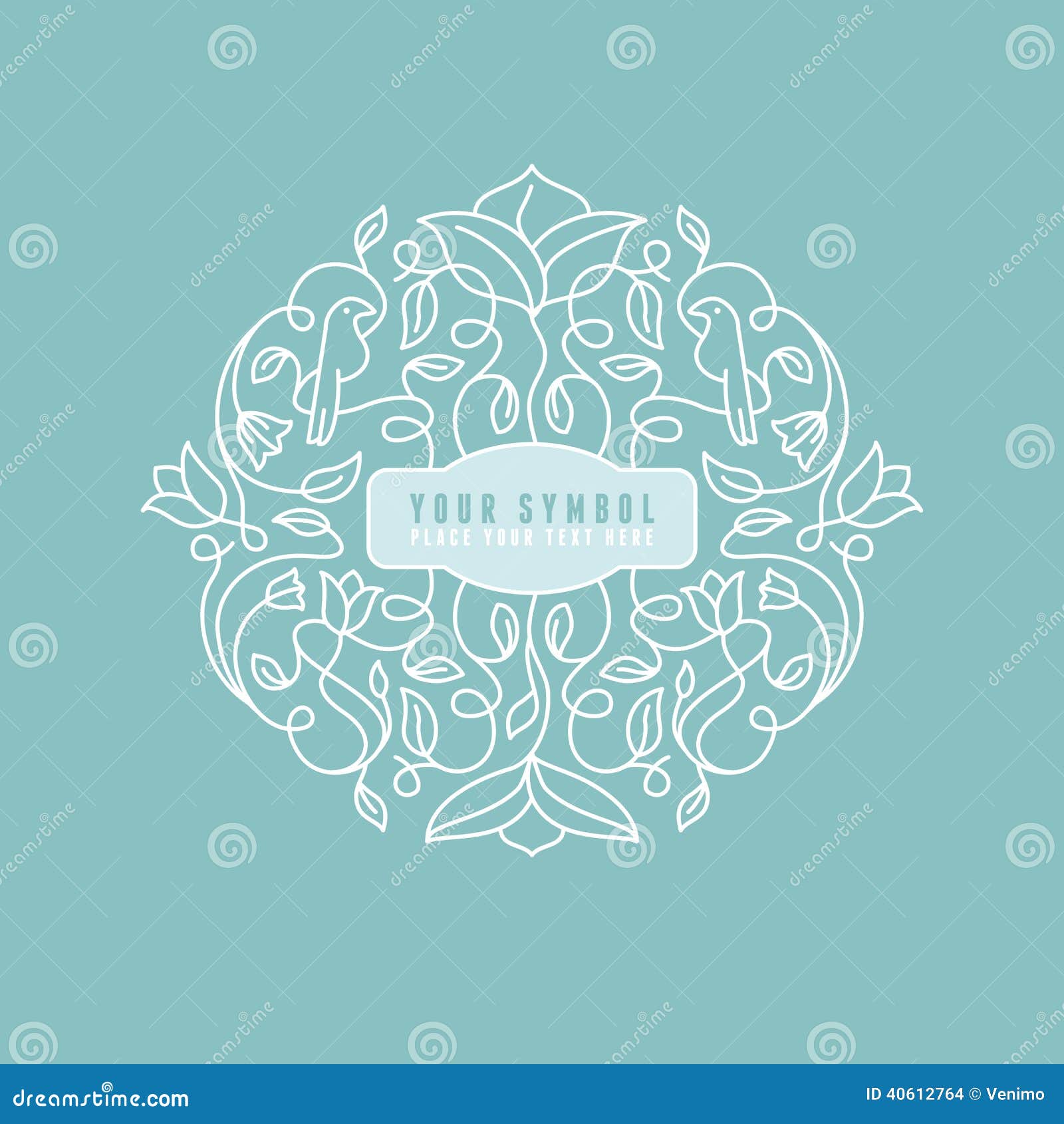 Vector Abstract Wedding Monogram Stock Vector - Image ...