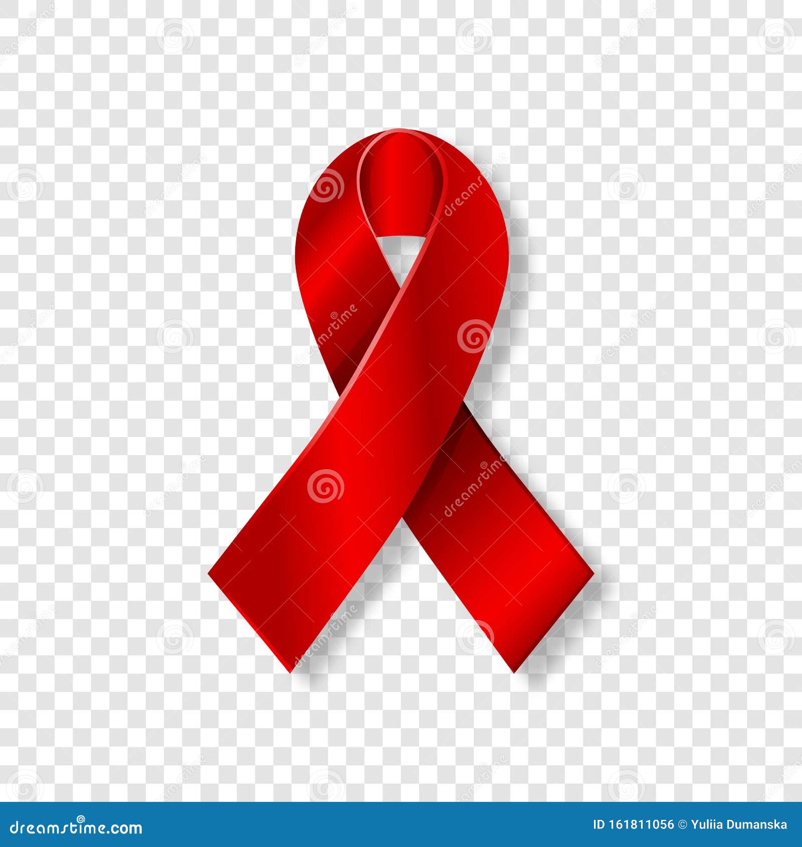 Red Ribbons Isolated Transparent Background Stock Illustration