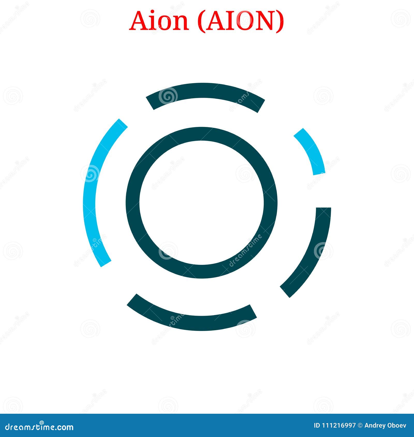 Vector Aion AION logo stock vector. Illustration of cash ...