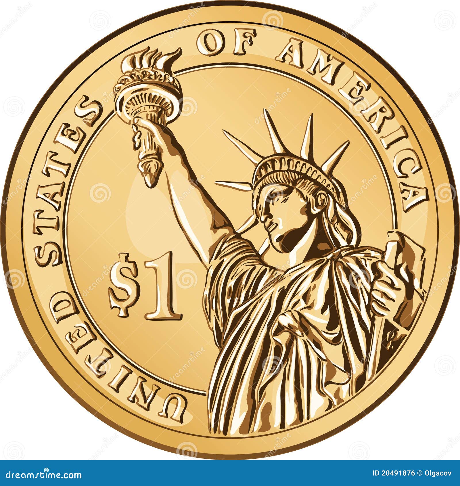  american gold coin one dollar