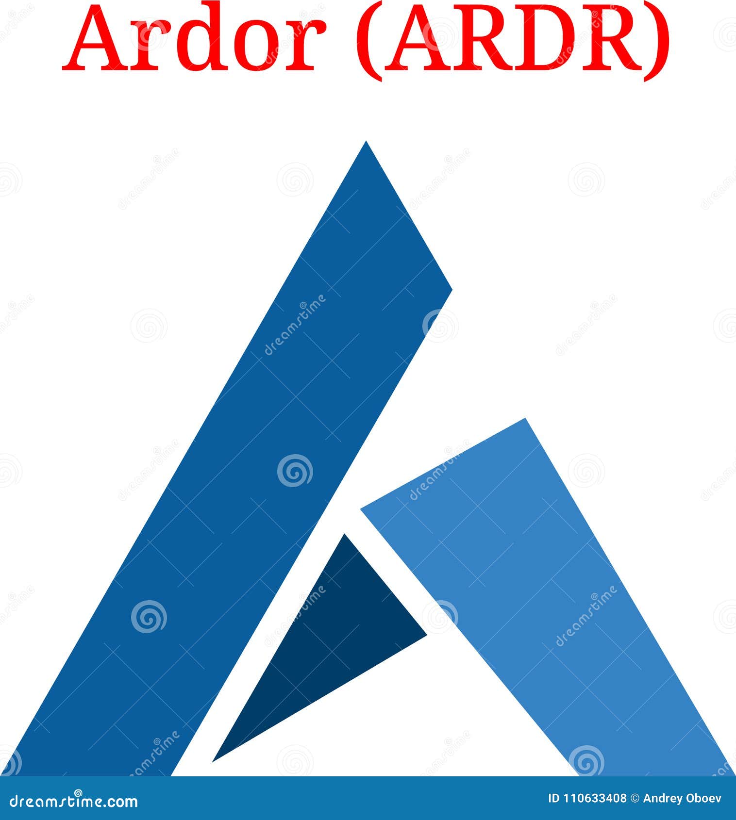 Vector Ardor ARDR logo stock vector. Illustration of litecoin - 110633408