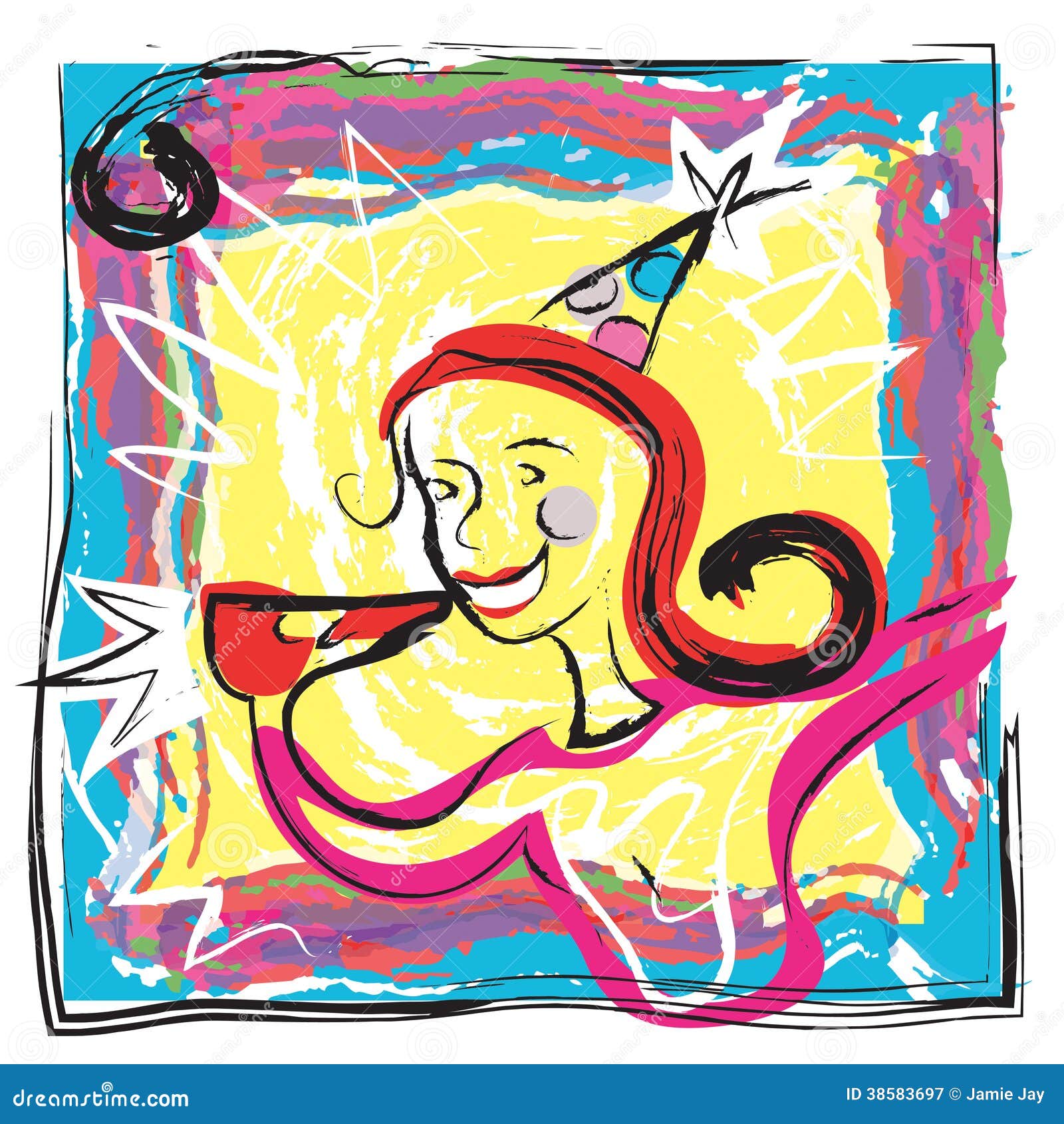 Vector Art Birthday Party Invitation Fun Stock Vector Illustration of