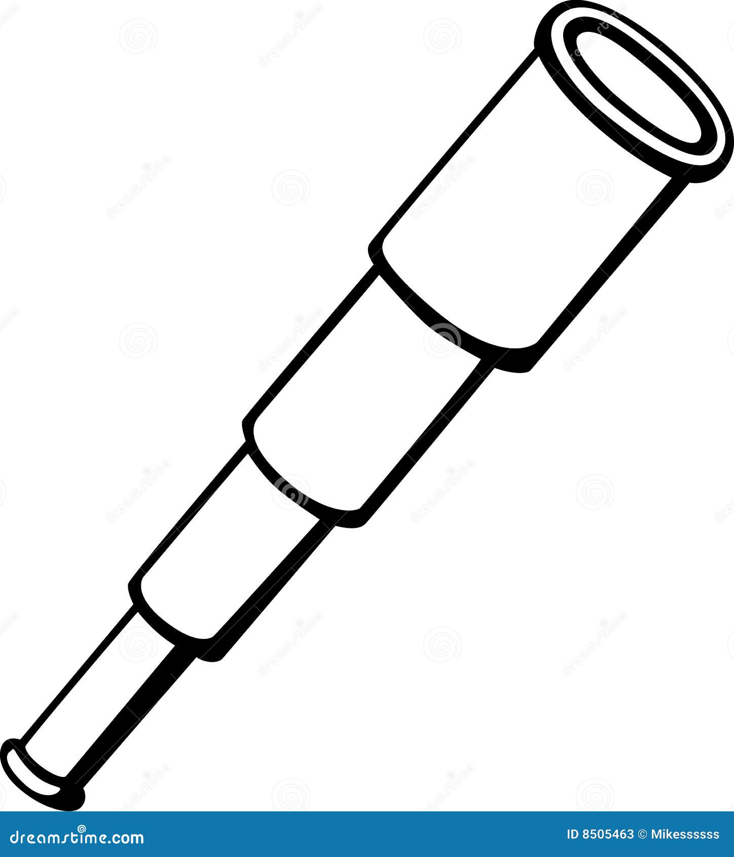 telescope clipart black and white - photo #1