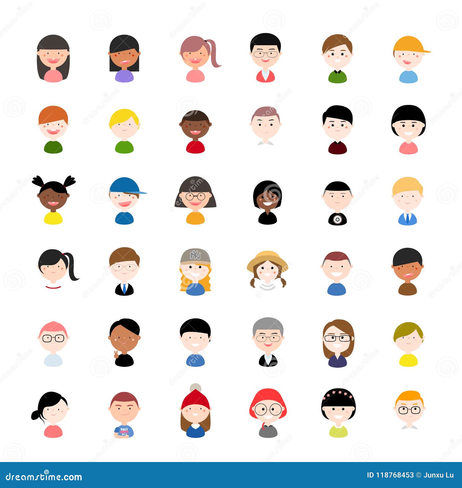 Flat Icon Avatar Bundle: Middle Eastern People