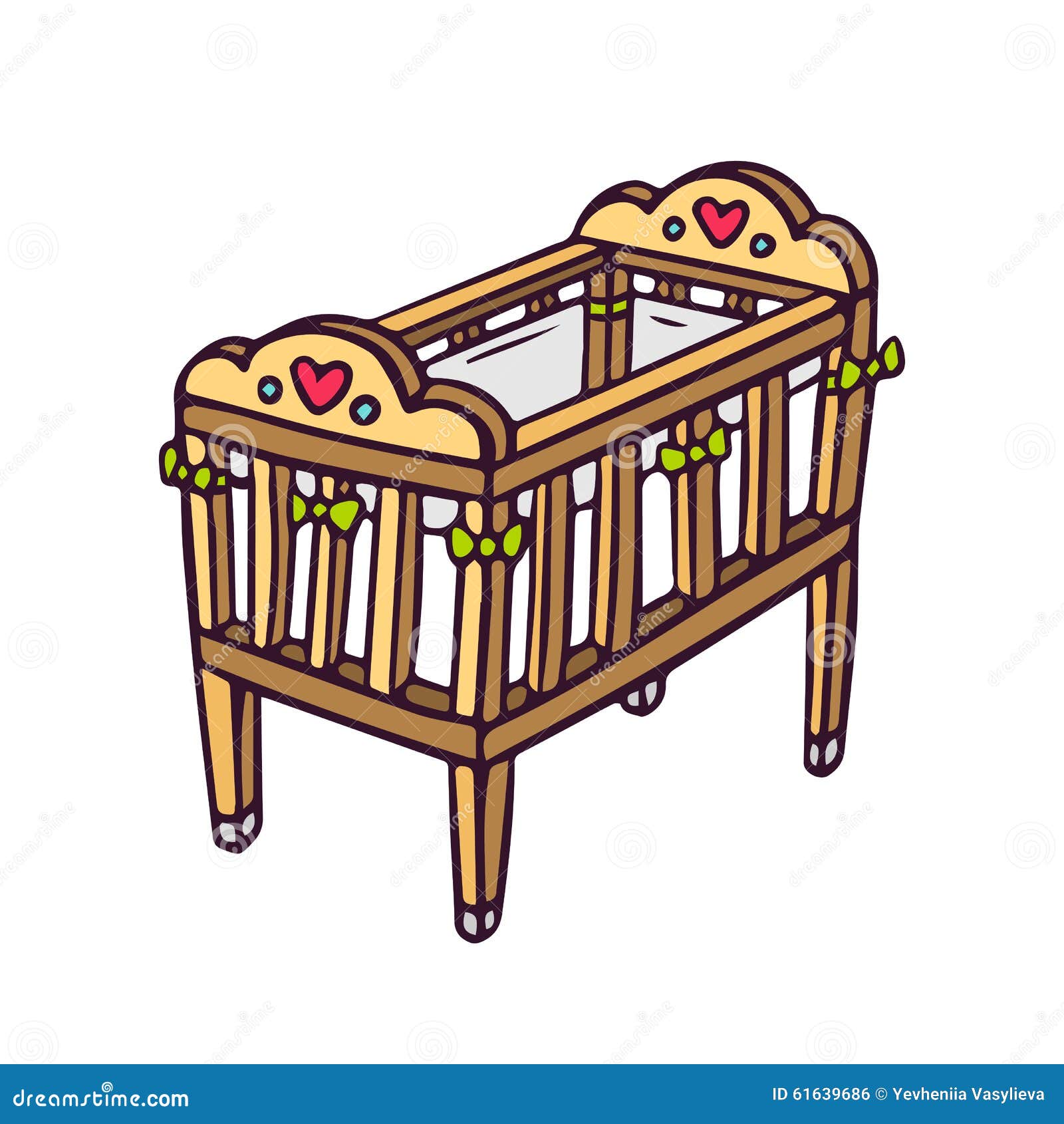 Baby Cot Stock Illustrations – 4,889 Baby Cot Stock Illustrations, Vectors  & Clipart - Dreamstime
