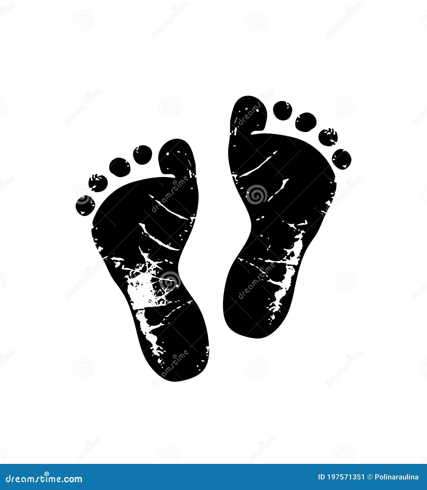 Footprints SVG Footprints In The Sand Svg Feet Svg Baby Footprint ...