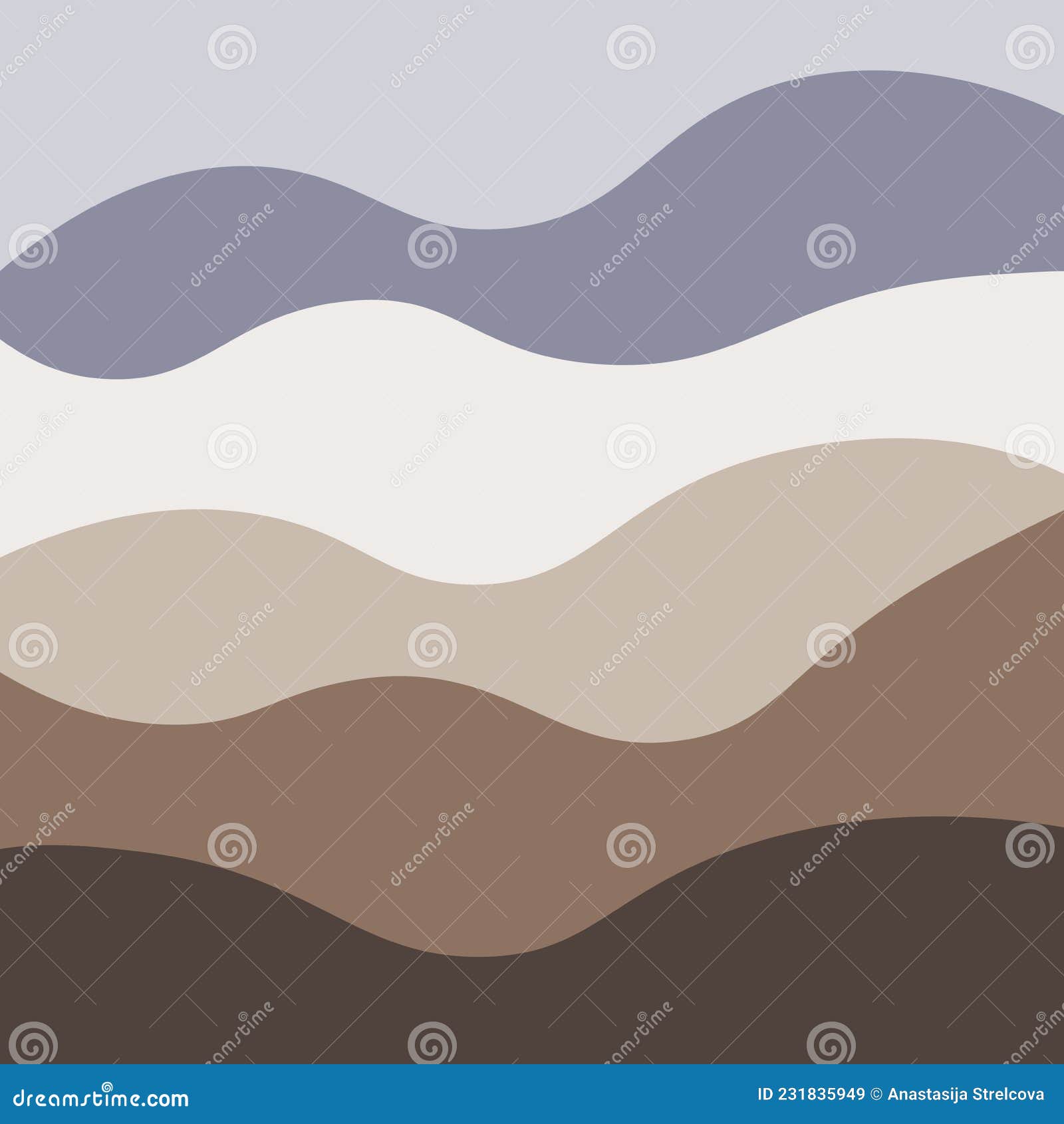 Abstract Wave Background Layout Colorful Vector Illustration Stock ...