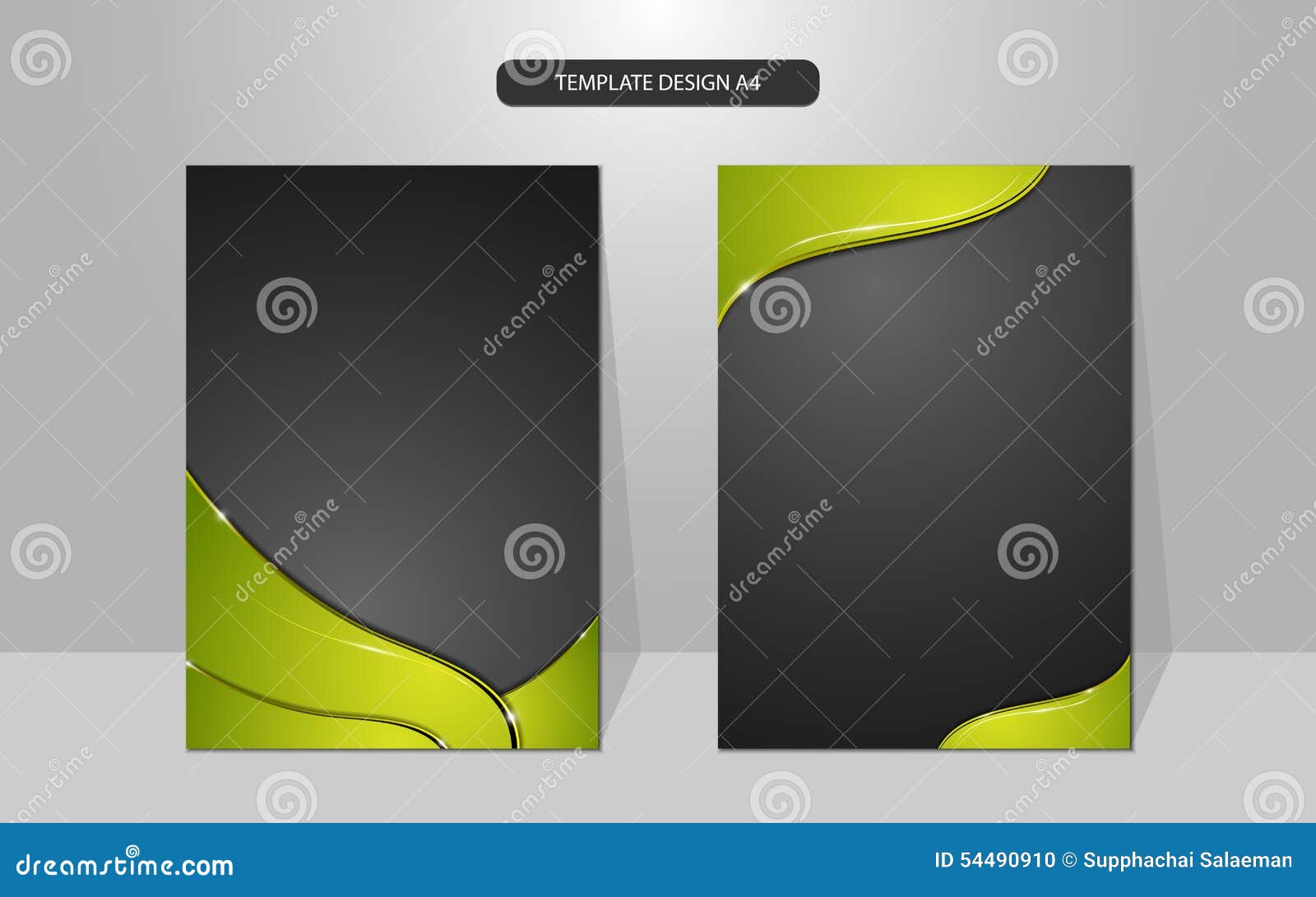 Vector Background Luxury Golden Abstract Curve Frame Cover Design Stock