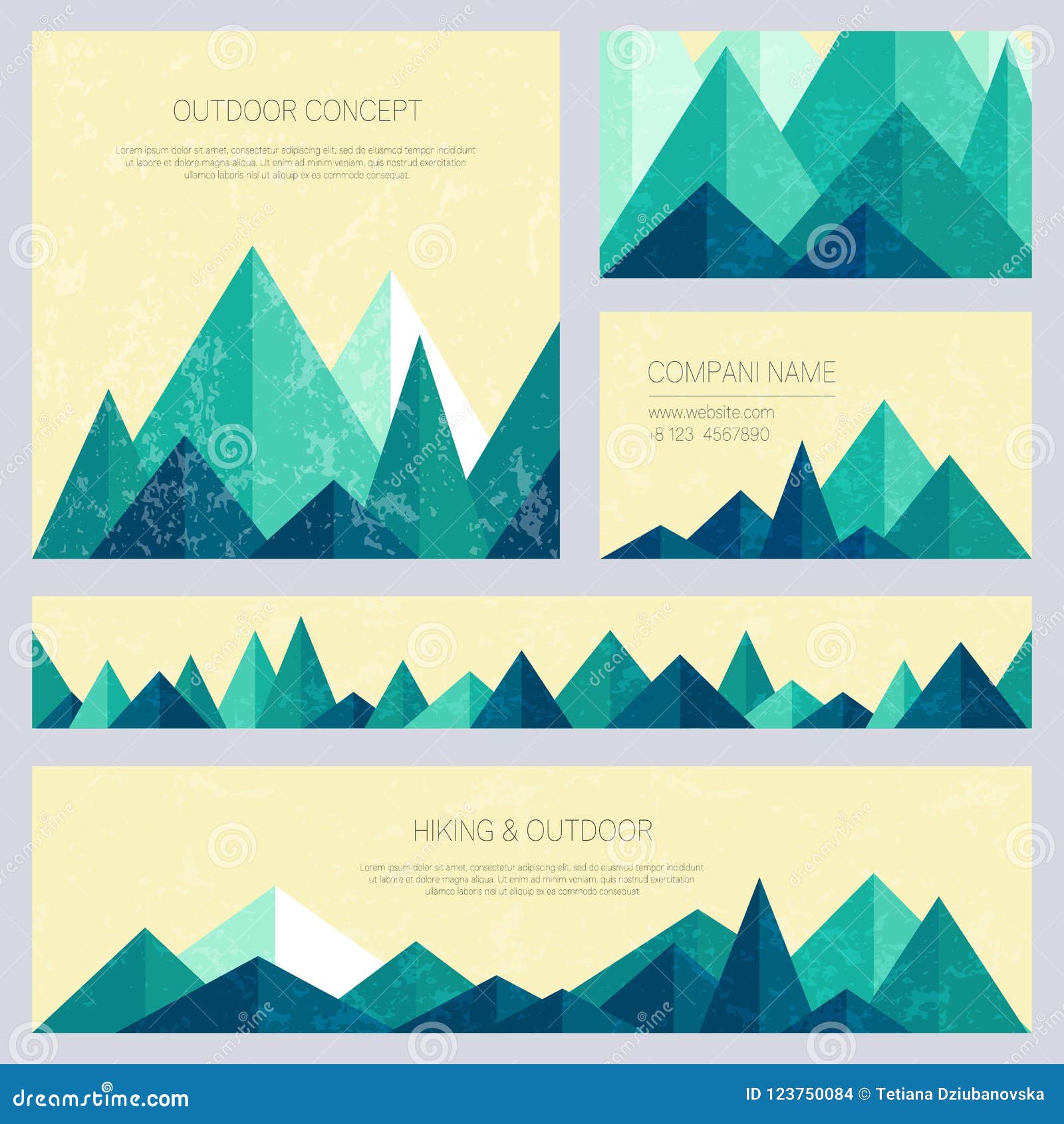 Hiking Camping Trip Flyer Community Or Business Woods