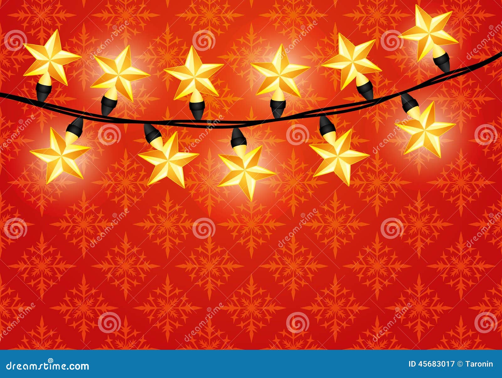 Vector banner. Garland. stock vector. Illustration of template 45683017