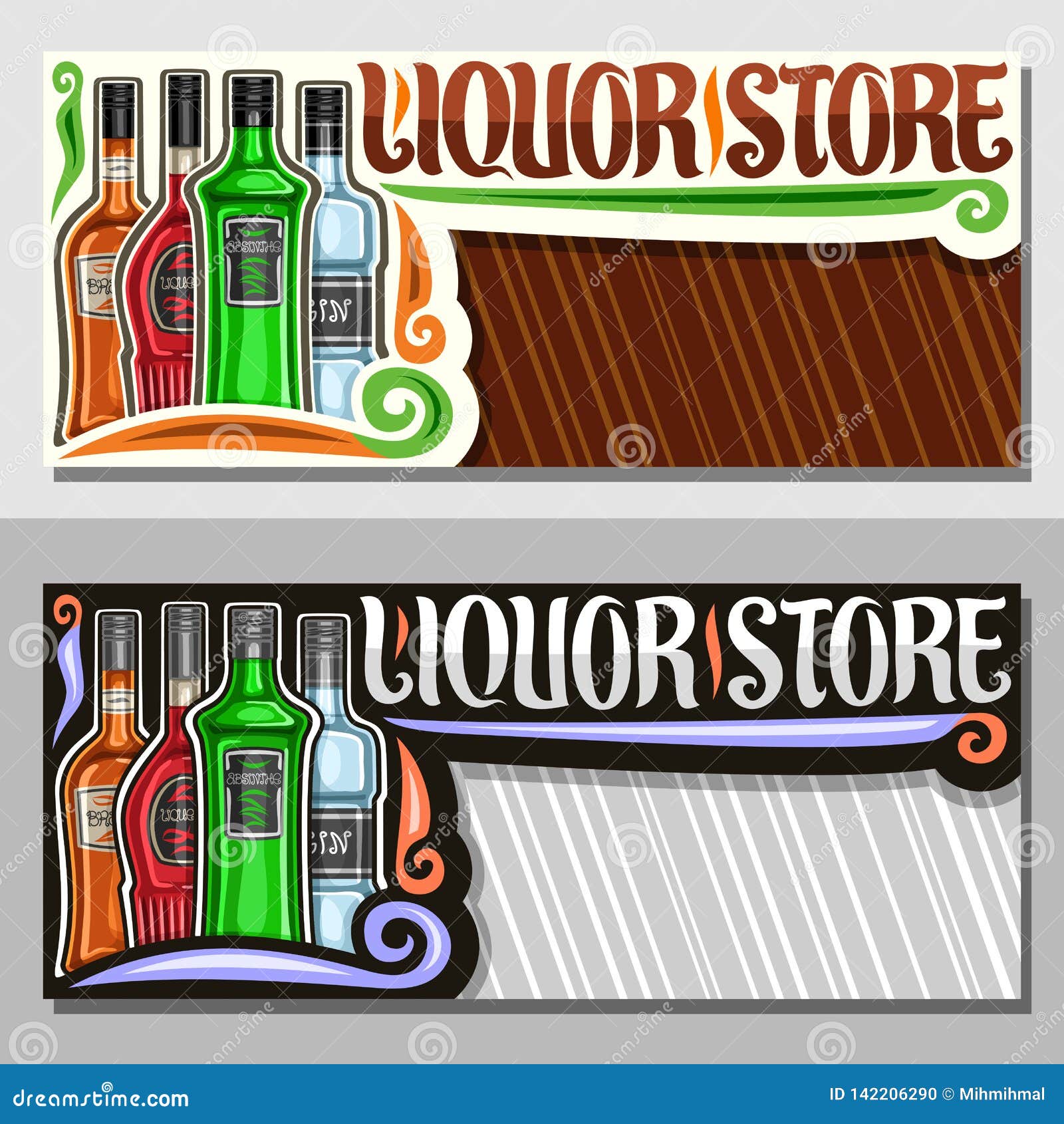  banners for liquor store