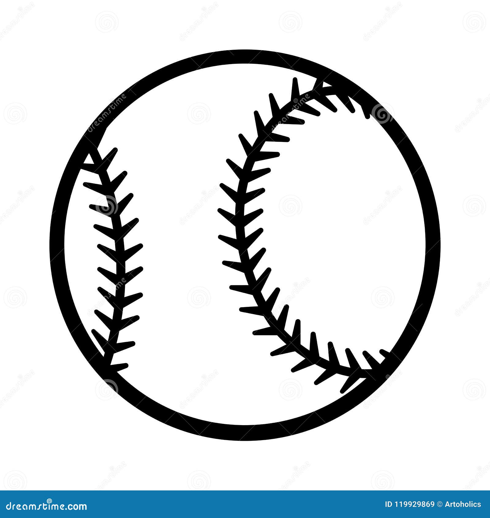 Download Vector Baseball Silhouette Illustration Isolated On White ...