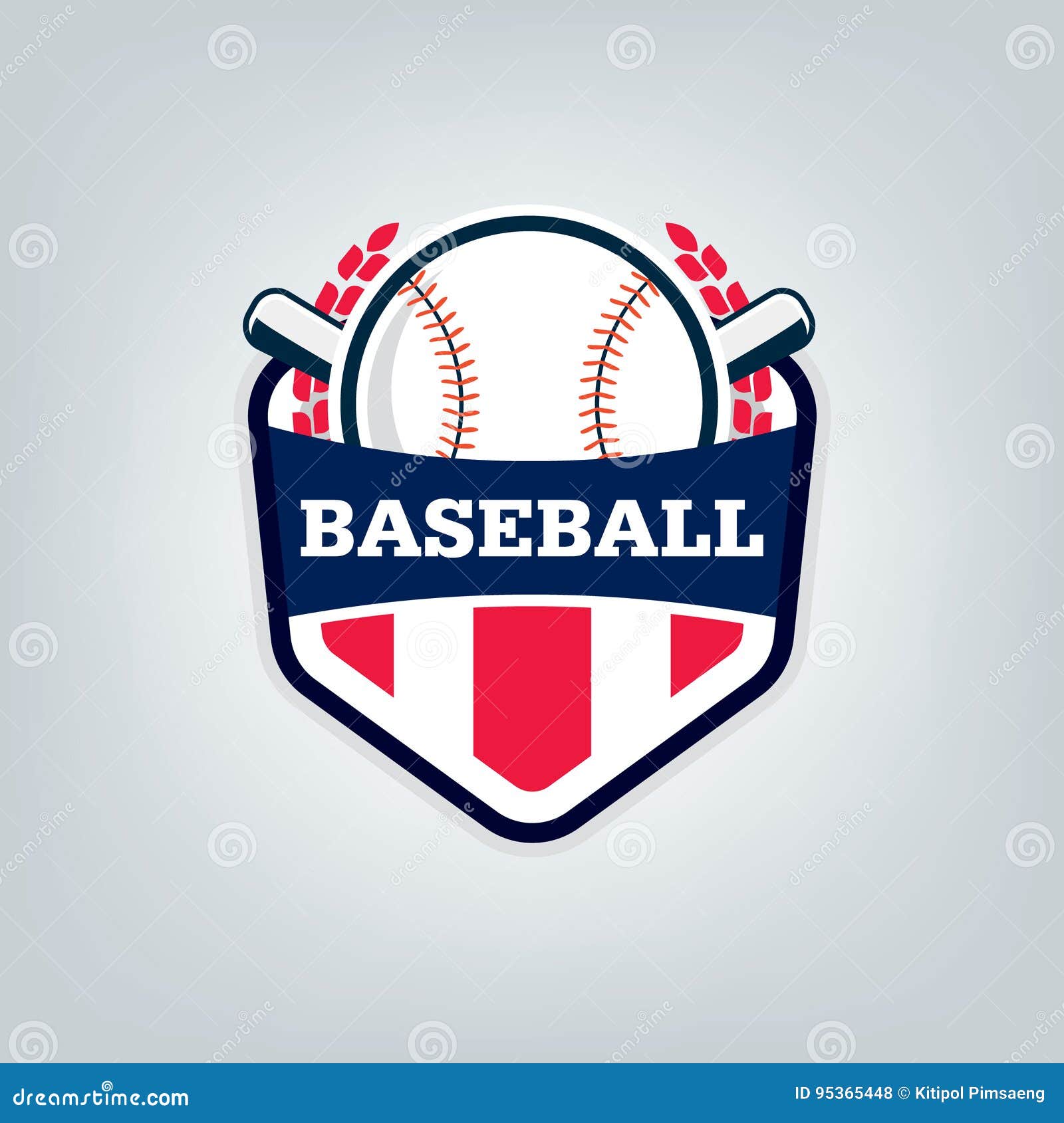 Vector of Baseball Sport Team Logo Stock Vector Illustration of badge