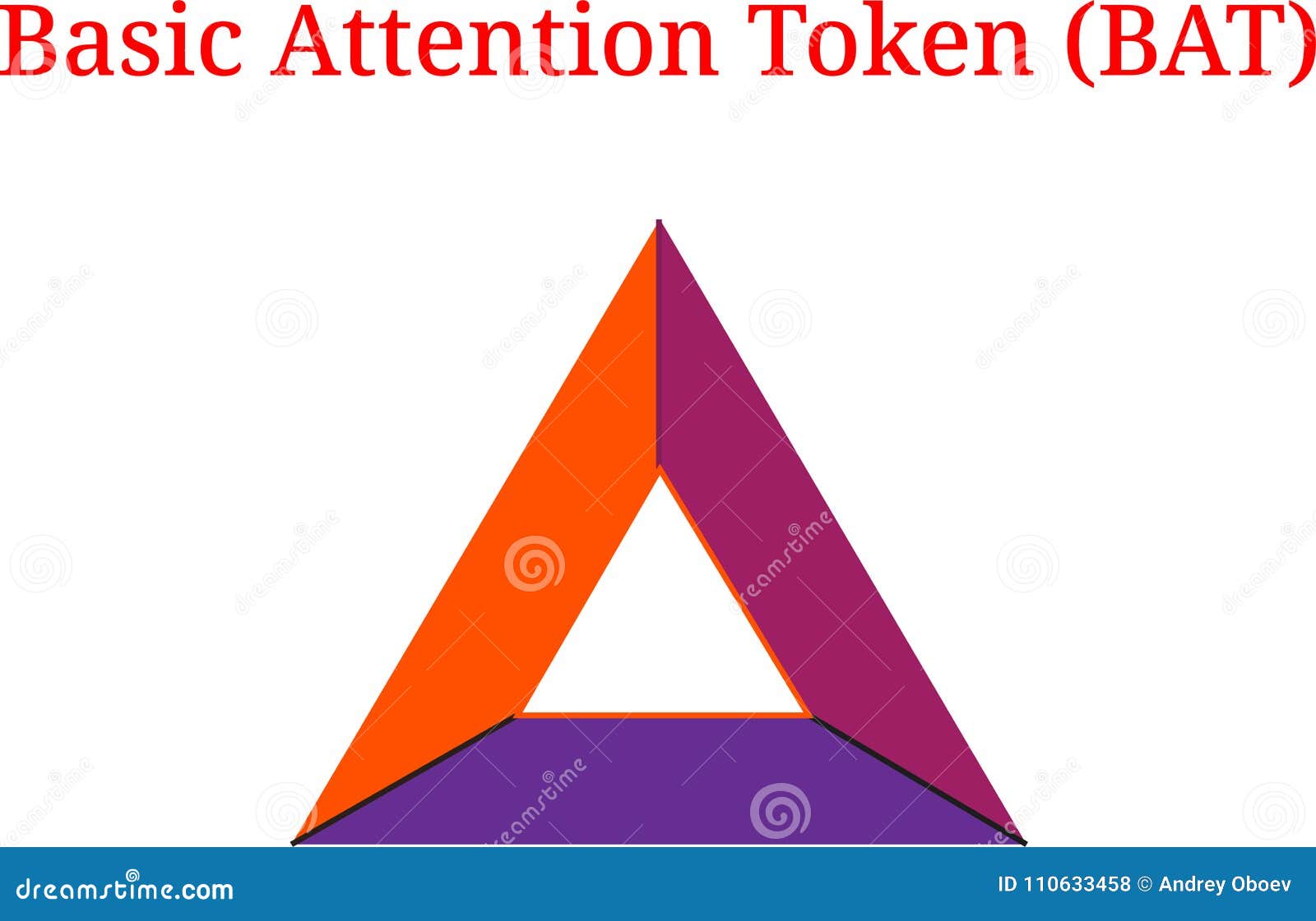 Vector Basic Attention Token BAT Logo Stock Vector - Illustration of  cryptocurrency, financial: 110633458