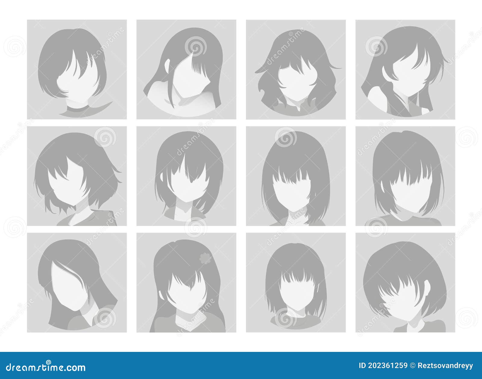 draw avatar, character, icon, profile picture in anime style