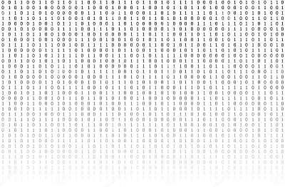 Vector Binary Code Background, Gradient Texture, Technology Concept ...