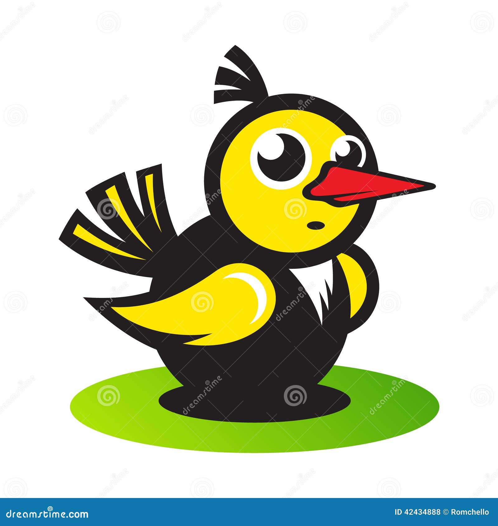 Vector bird stock illustration. Illustration of animal 42434888
