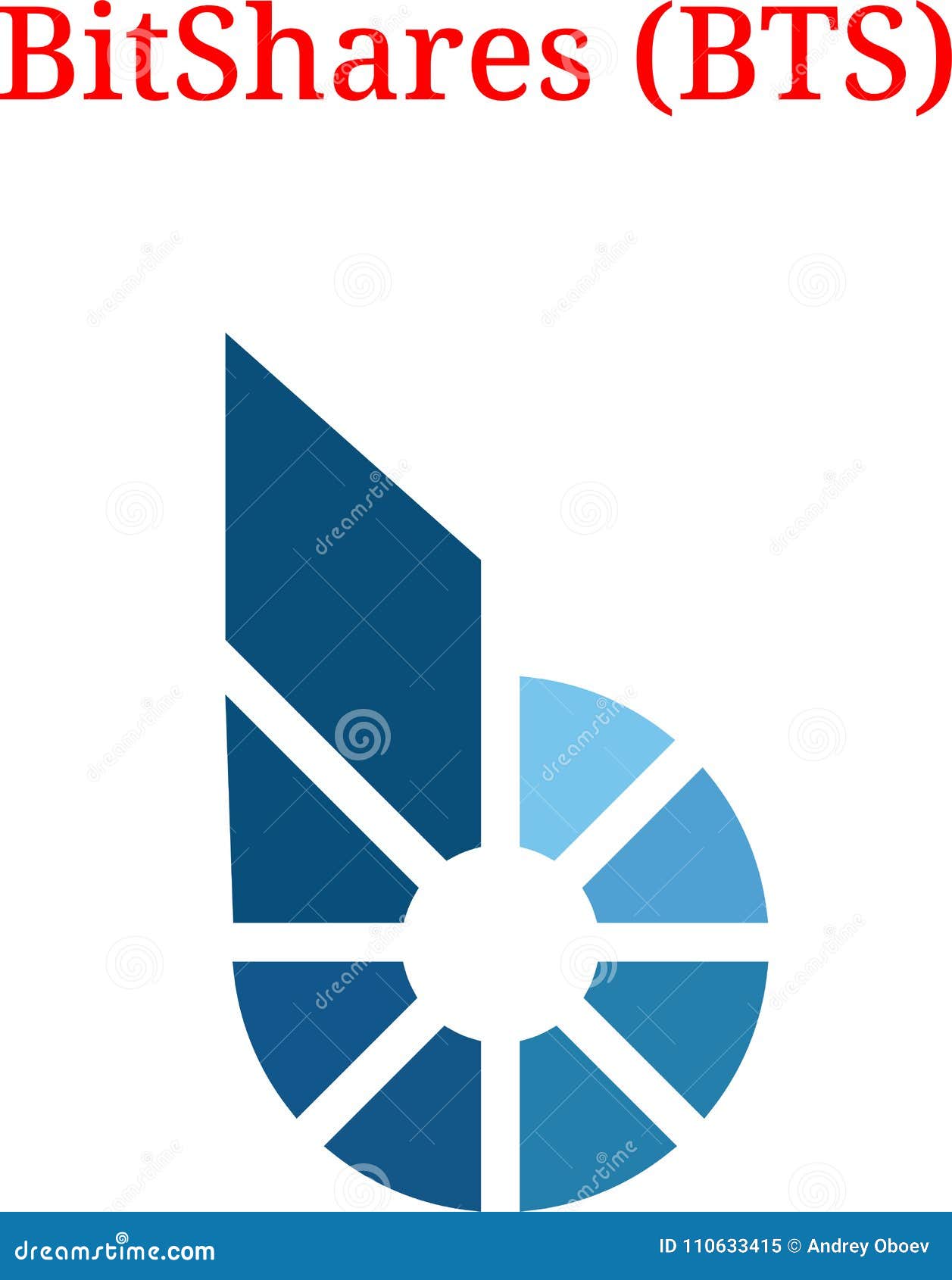 Vector Bitshares BTS logo stock vector. Illustration of cryptography -  110633415