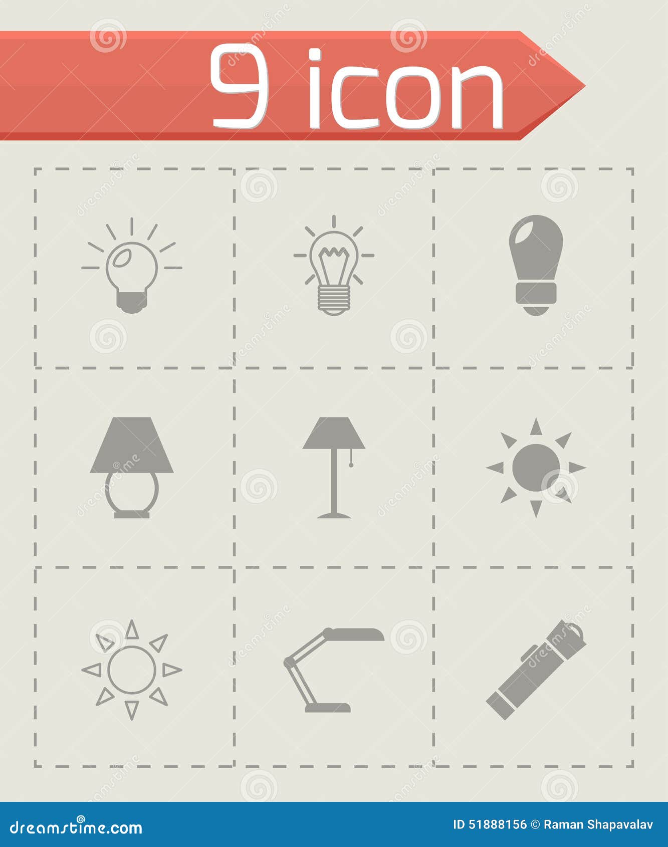 Vector Black Light Icons Set Stock Vector Illustration of brain