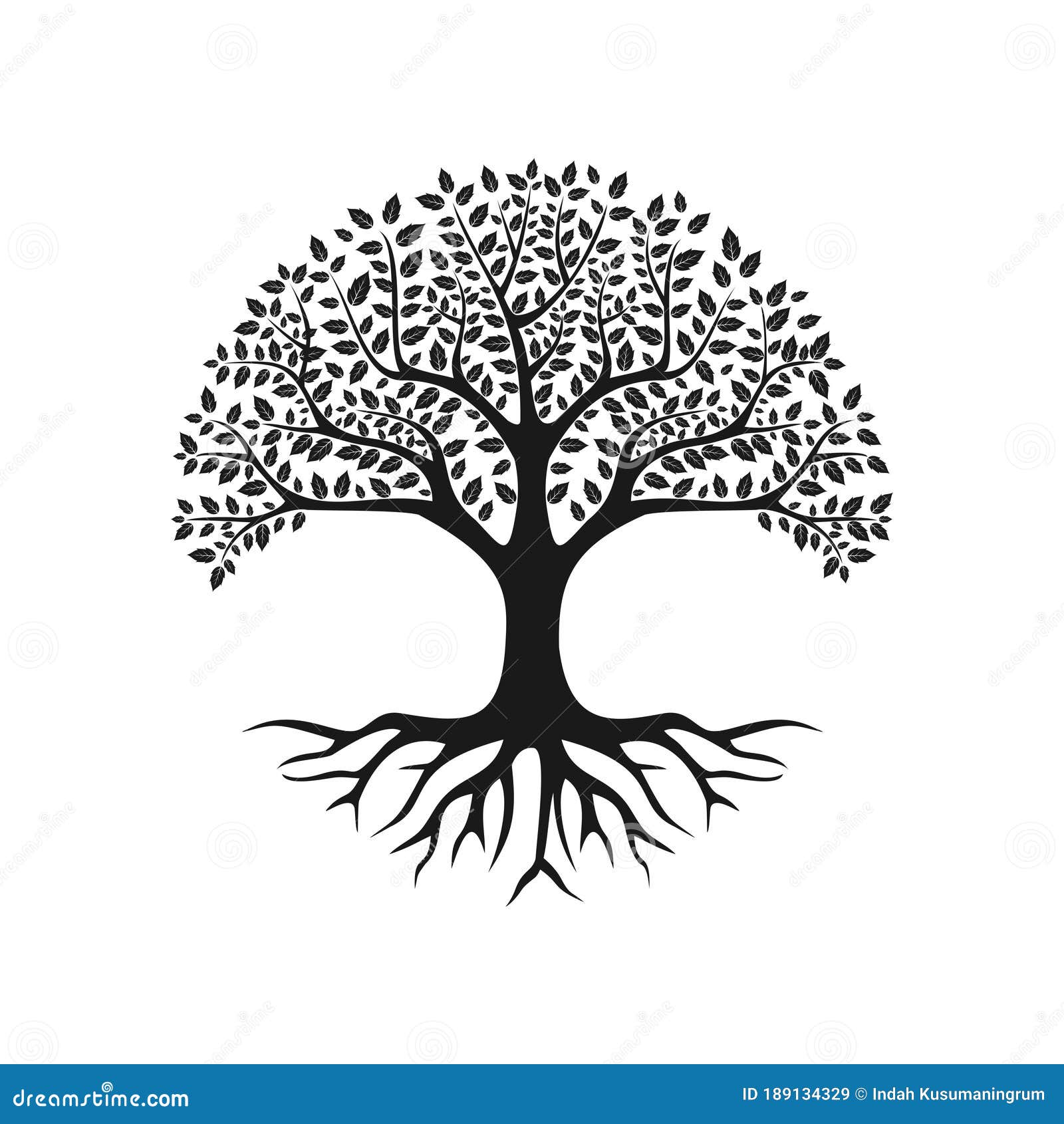 Vector Black Tree  Of Live Icon On White  Background Stock 