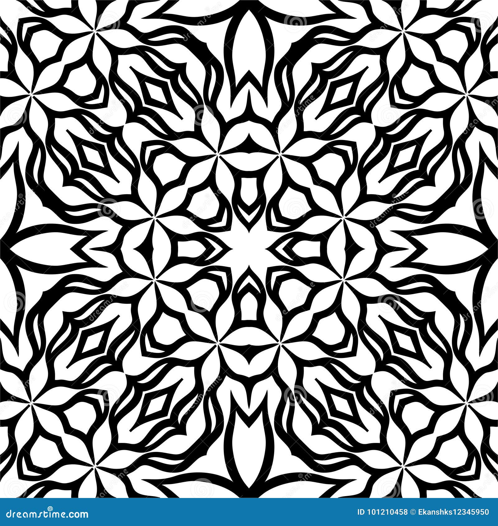 Vector BLACK and WHITE PATTERN DESIGN Stock Vector - Illustration of ...