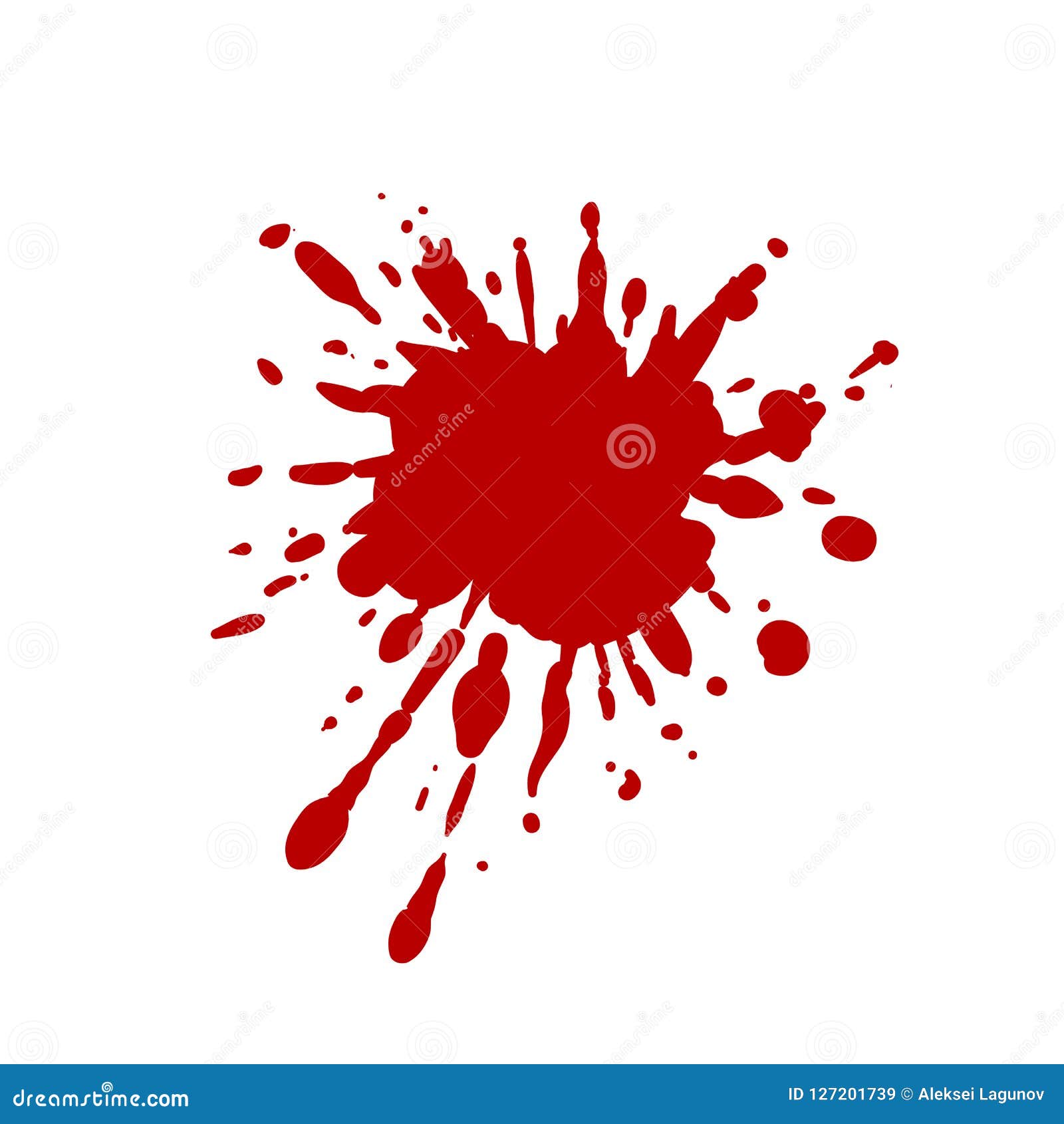 Abstract Blood Splatter On White Background RoyaltyFree Stock Photo