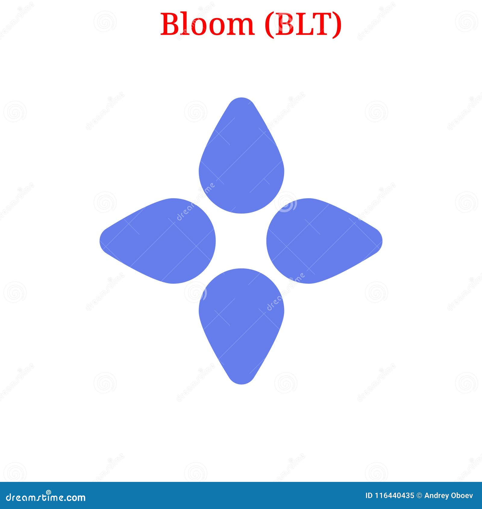 Vector Bloom BLT logo stock vector. Illustration of commerce - 116440435