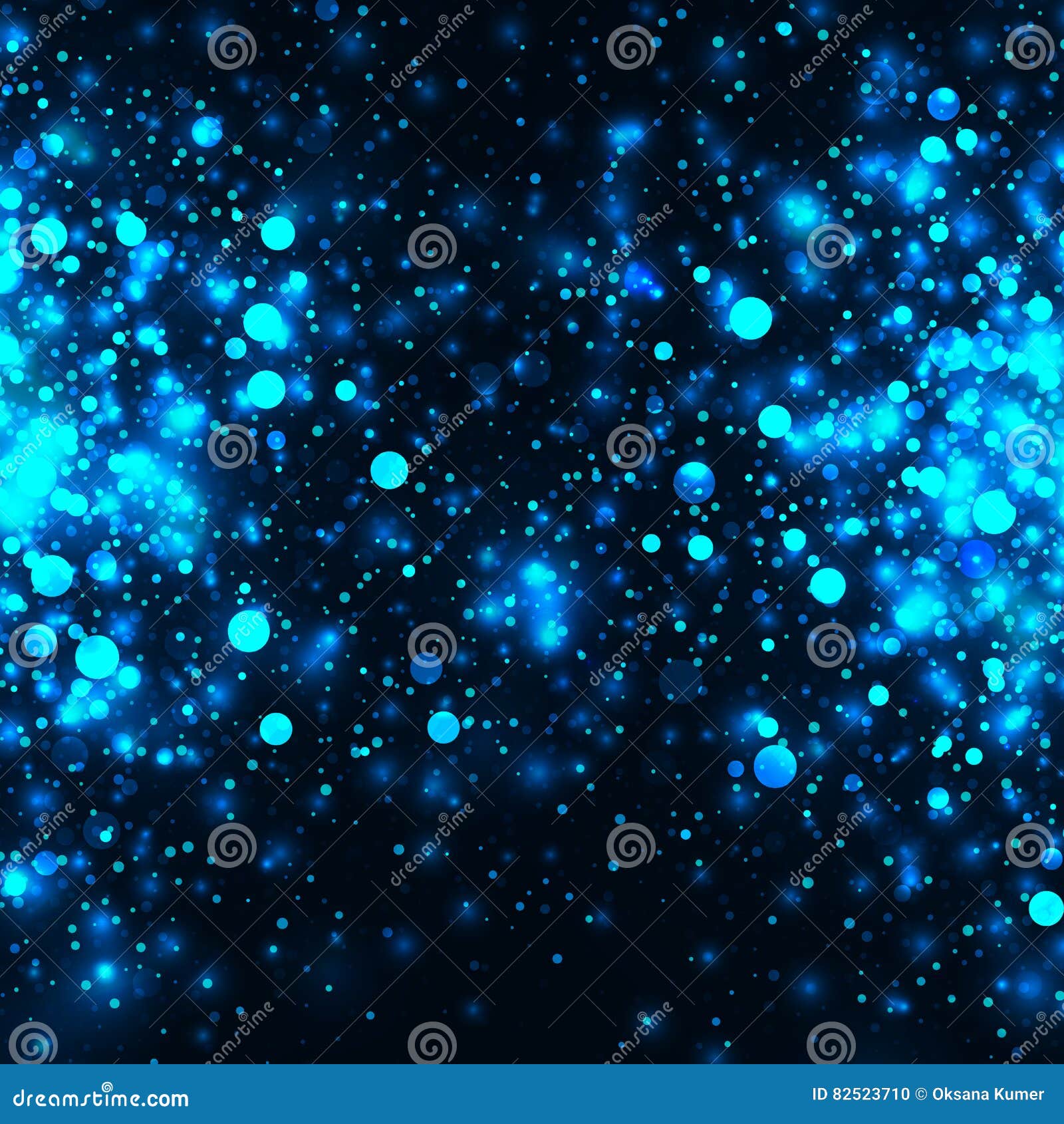 Vector Blue Glowing Light Glitter Background. Magic Glow Light Effect.  Stock Vector - Illustration of abstract, dust: 82523710