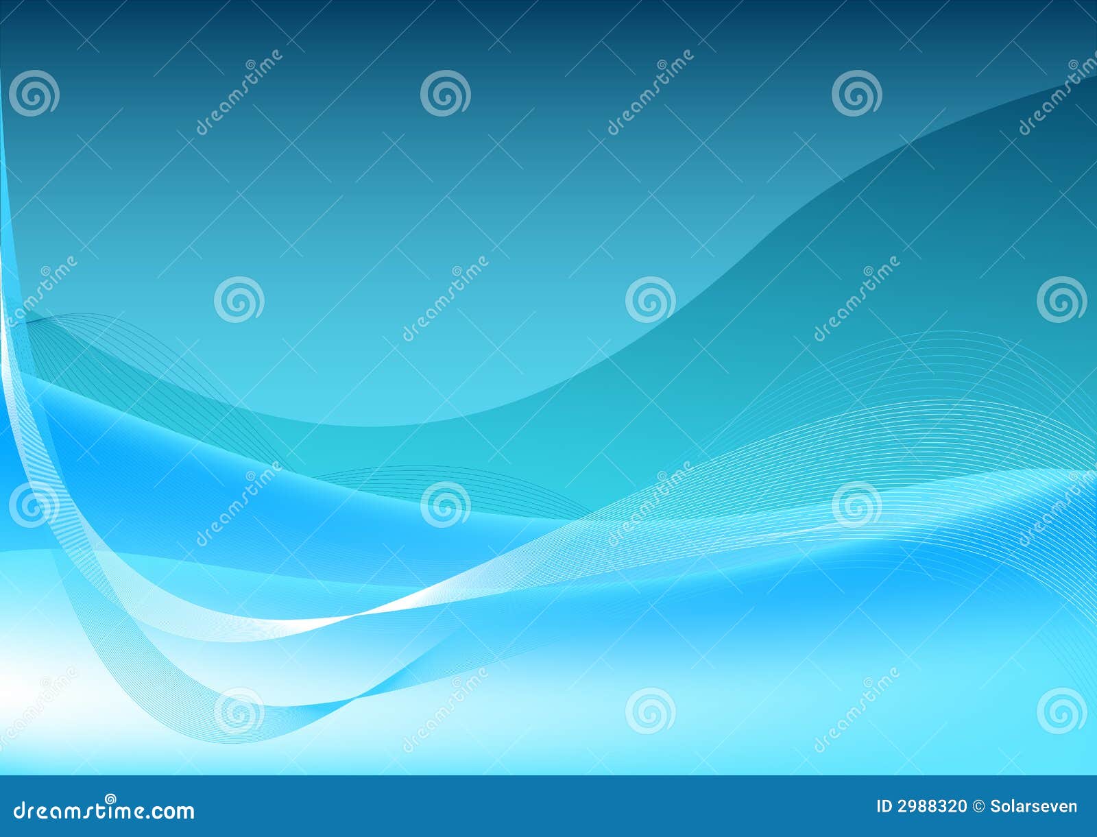 Vector Blue Waves stock vector. Illustration of backdrop - 2988320