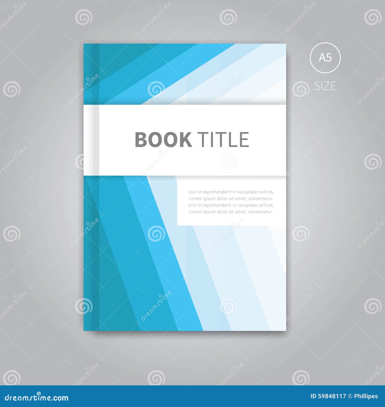 Vector Book Cover Template Design Stock Vector Illustration Of Cover Concept