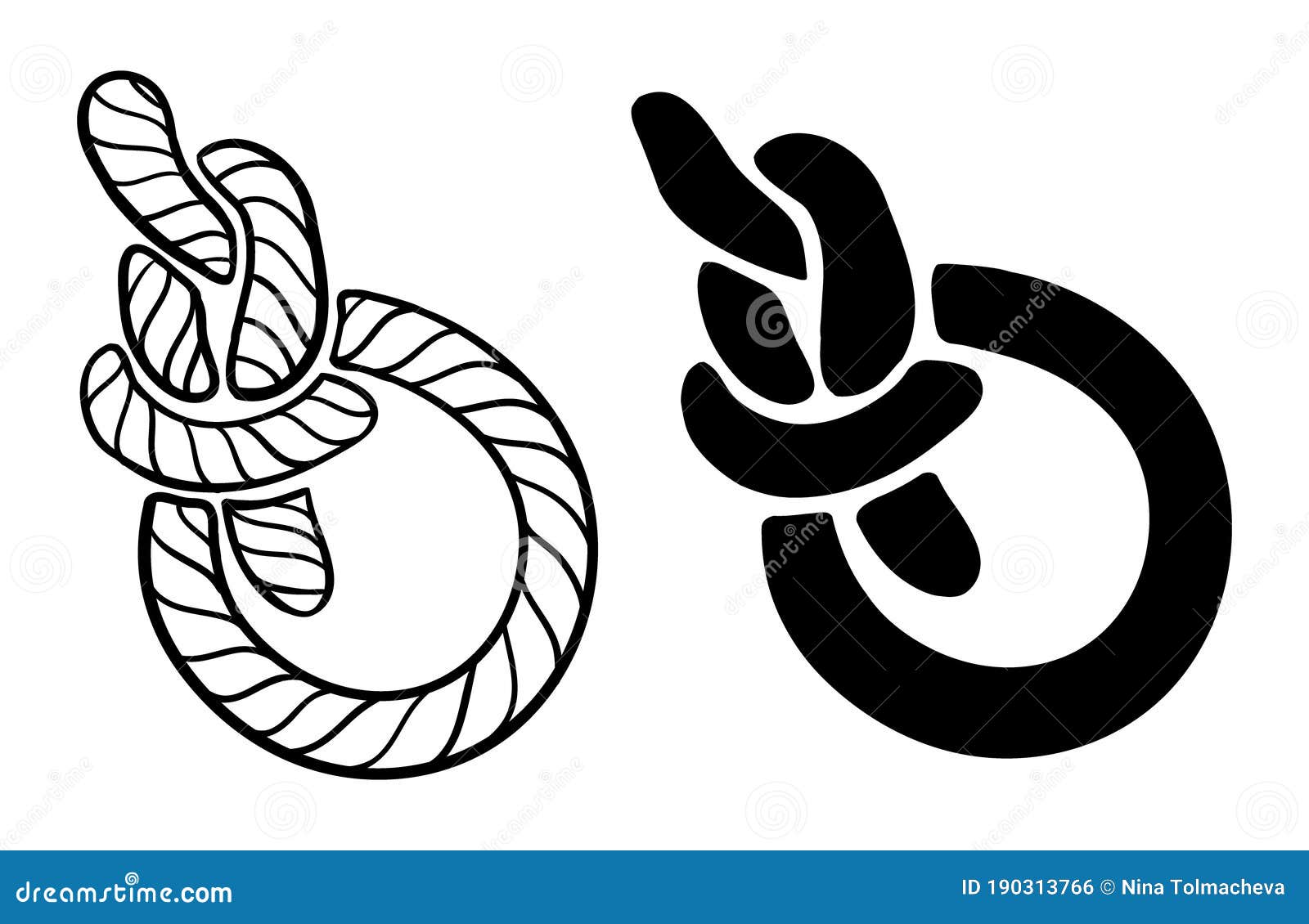 bowline loop climbing rope knot s