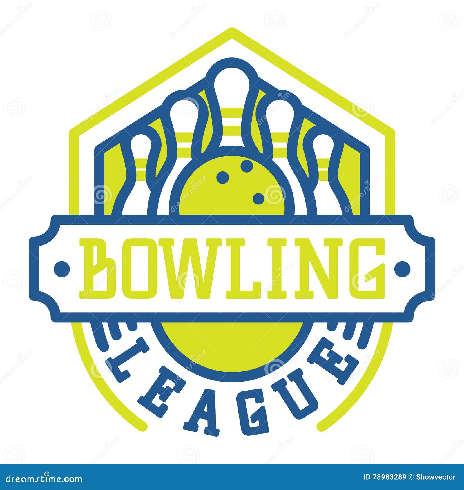 Vector Bowling Logo Emblems. Stock Vector - Illustration of graphic ...